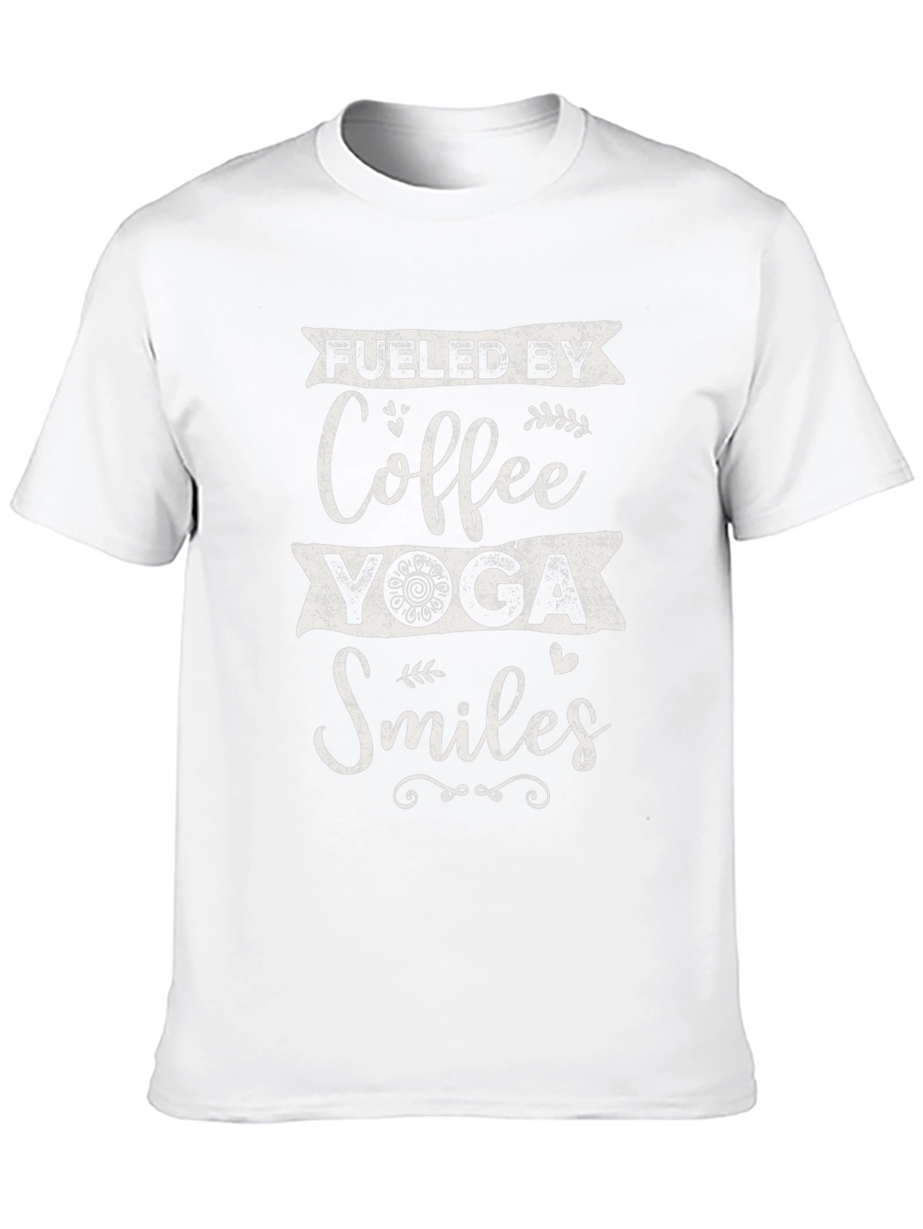 Fueled By Coffee Yoga and Smiles T-Shirt