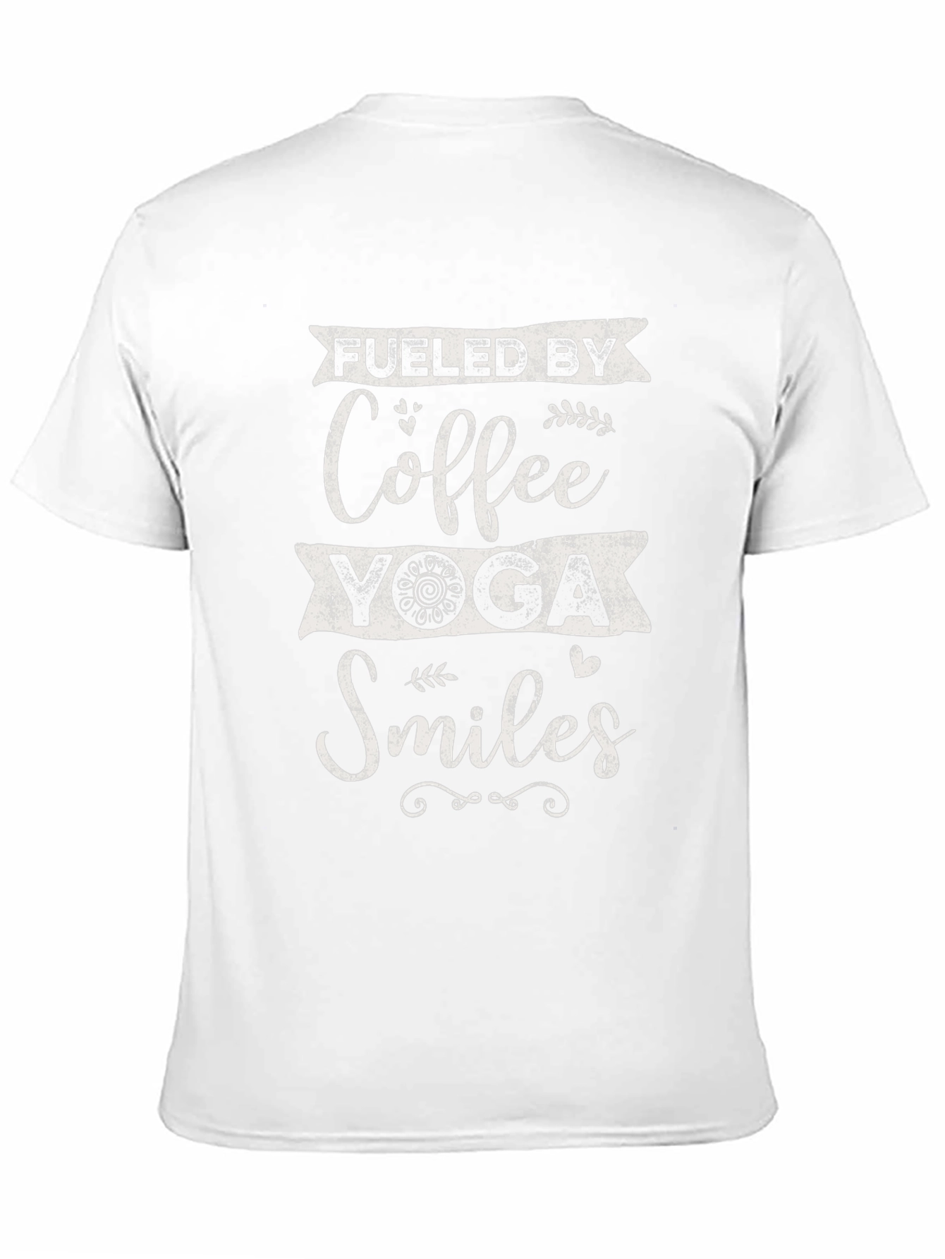 Fueled By Coffee Yoga and Smiles T-Shirt