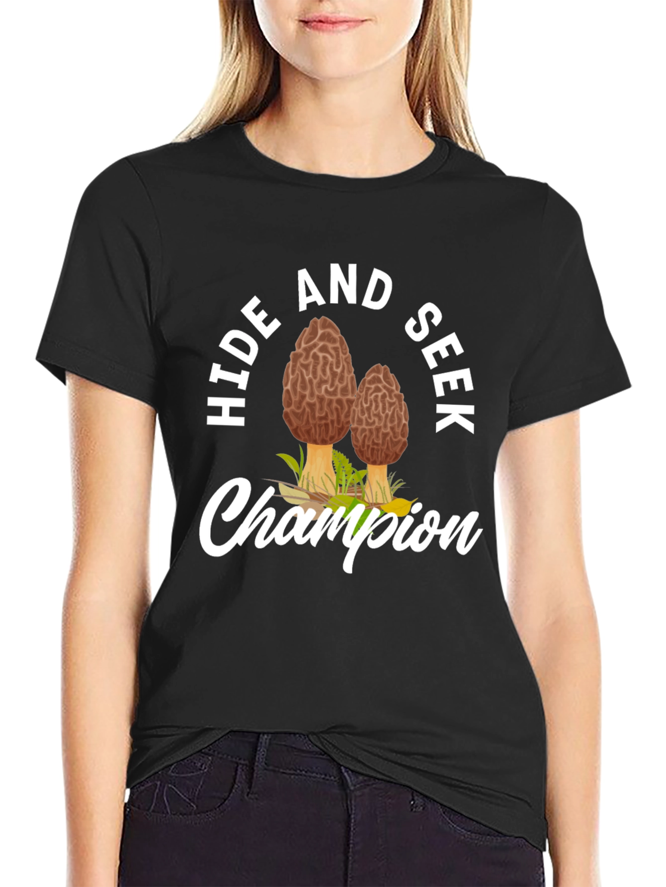 Hide and Seek Champion Morel Mushroom T-Shirt