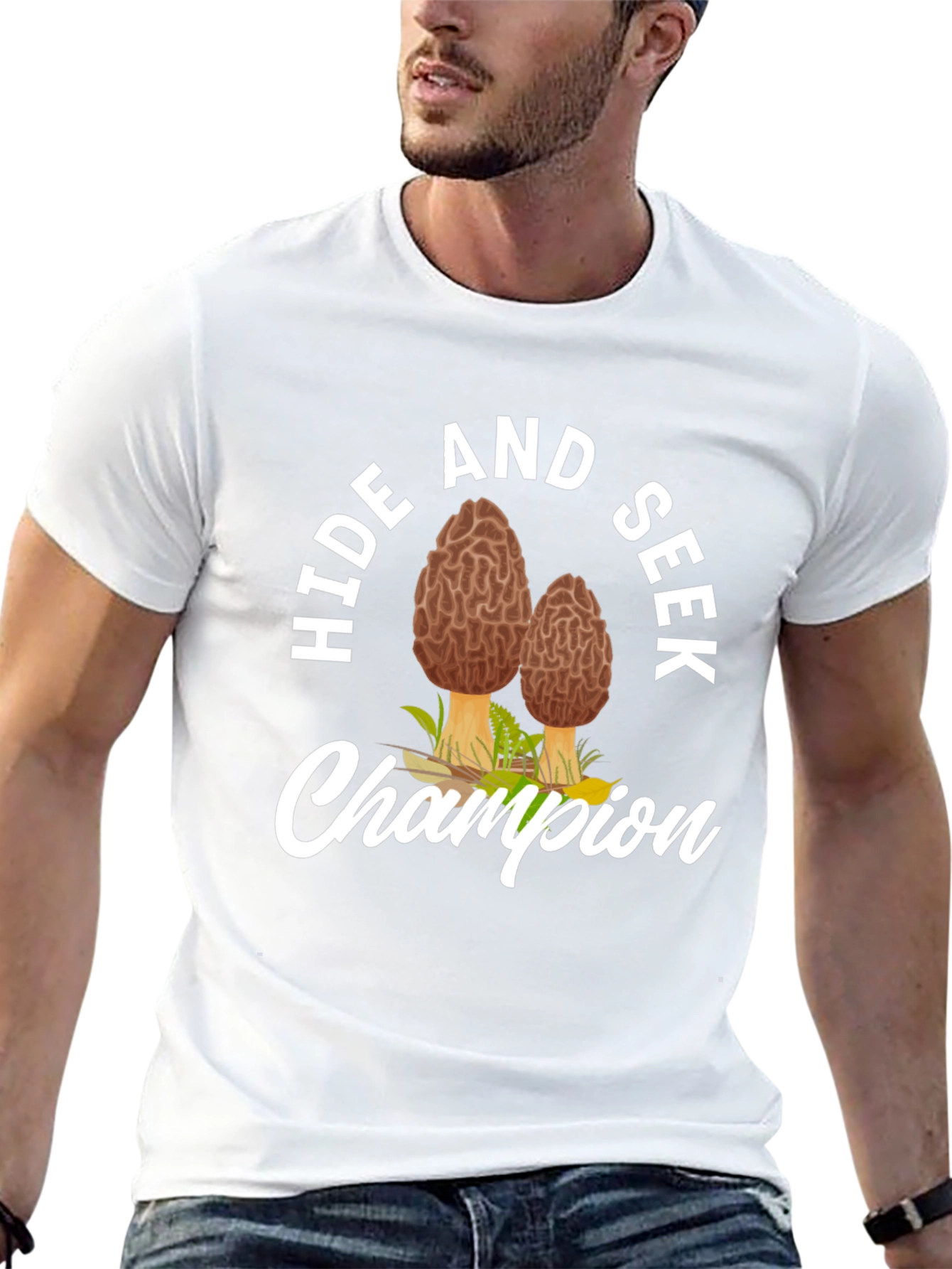 Hide and Seek Champion Morel Mushroom T-Shirt