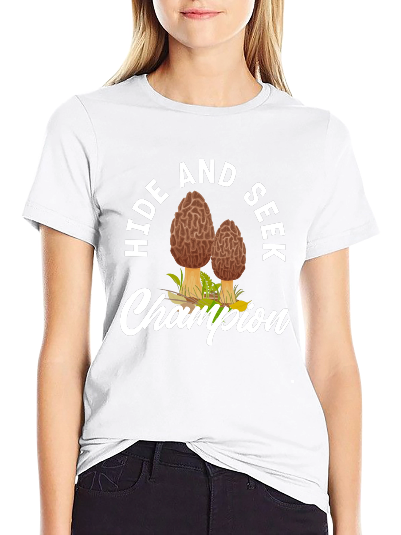 Hide and Seek Champion Morel Mushroom T-Shirt