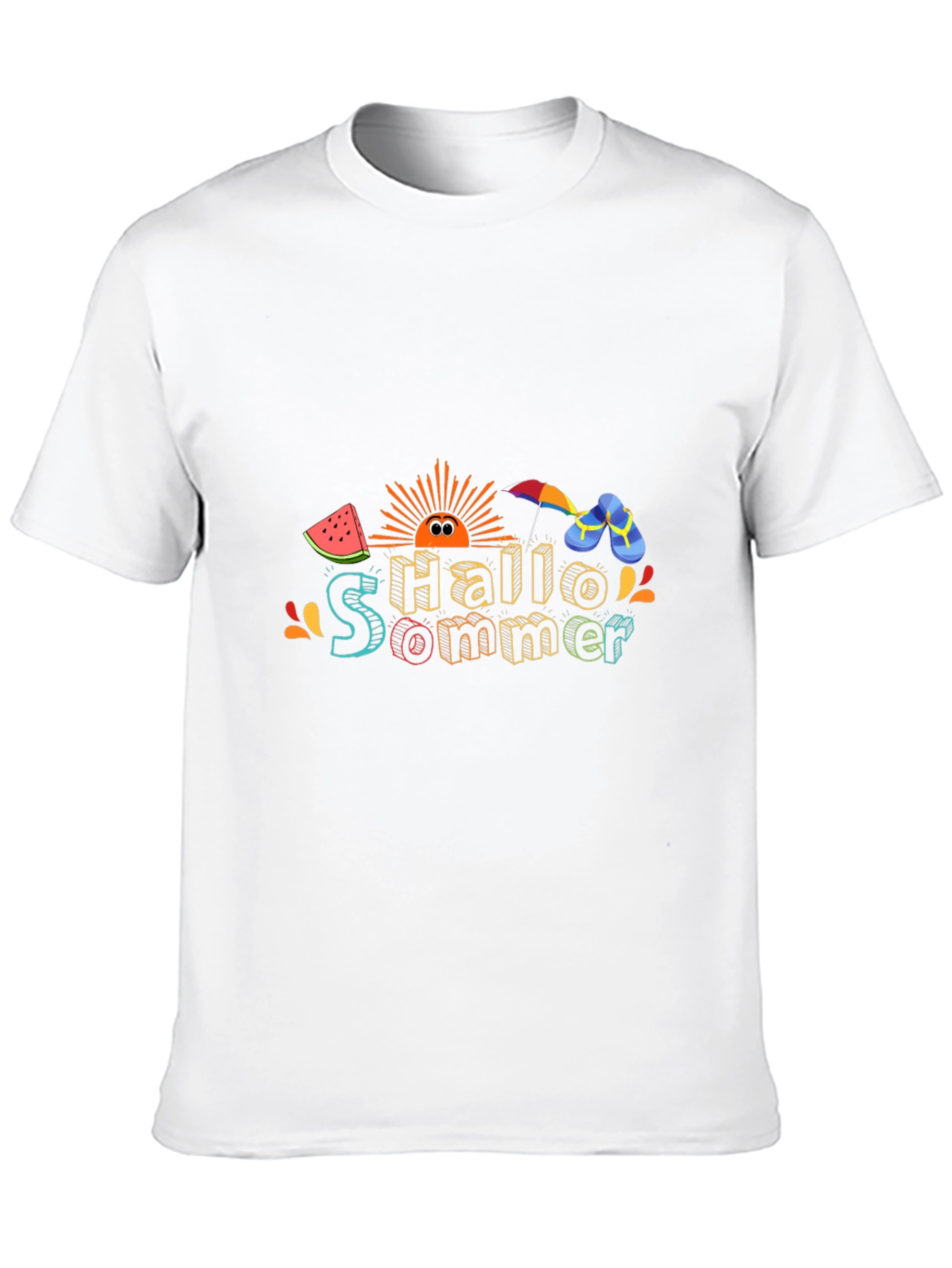 Fun Summer Vibes Black T-Shirt