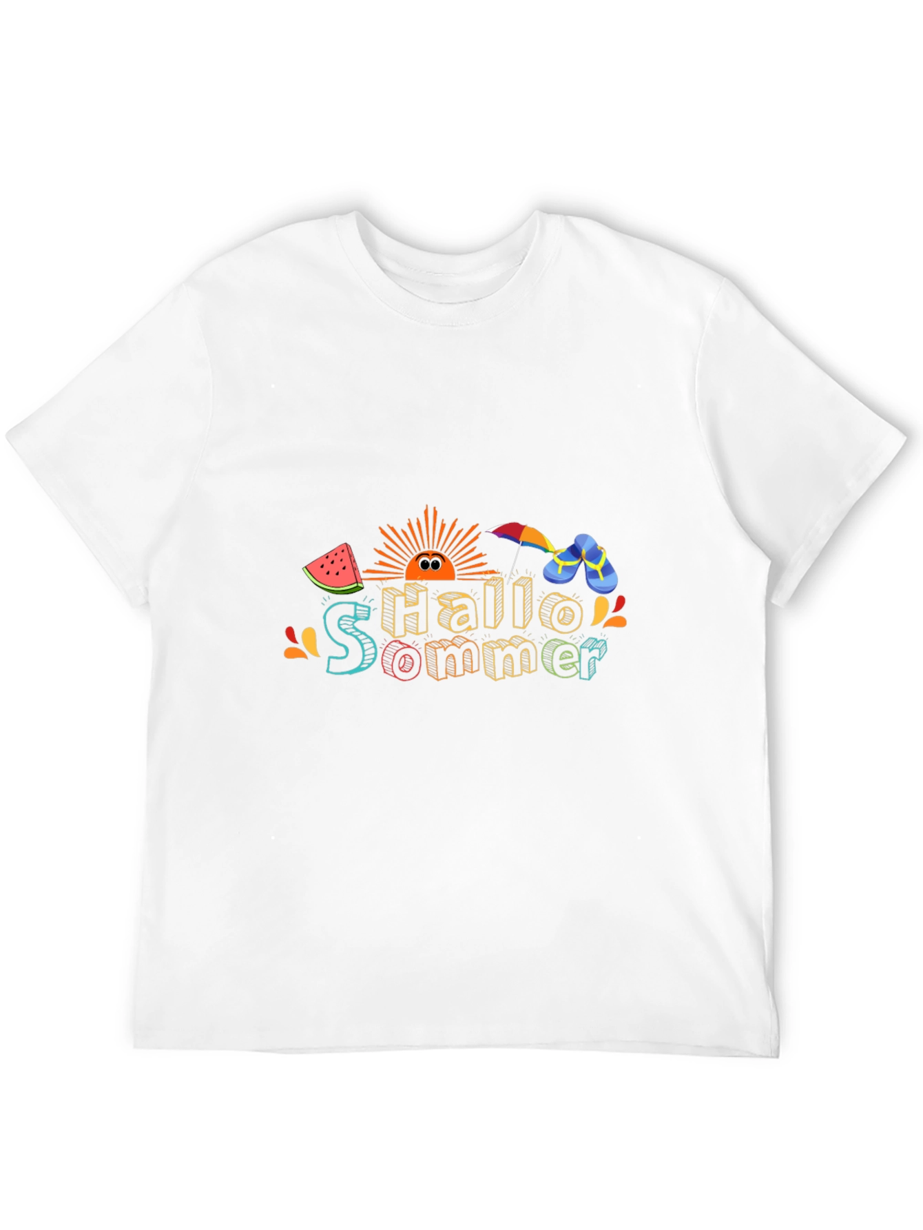 Fun Summer Vibes Black T-Shirt