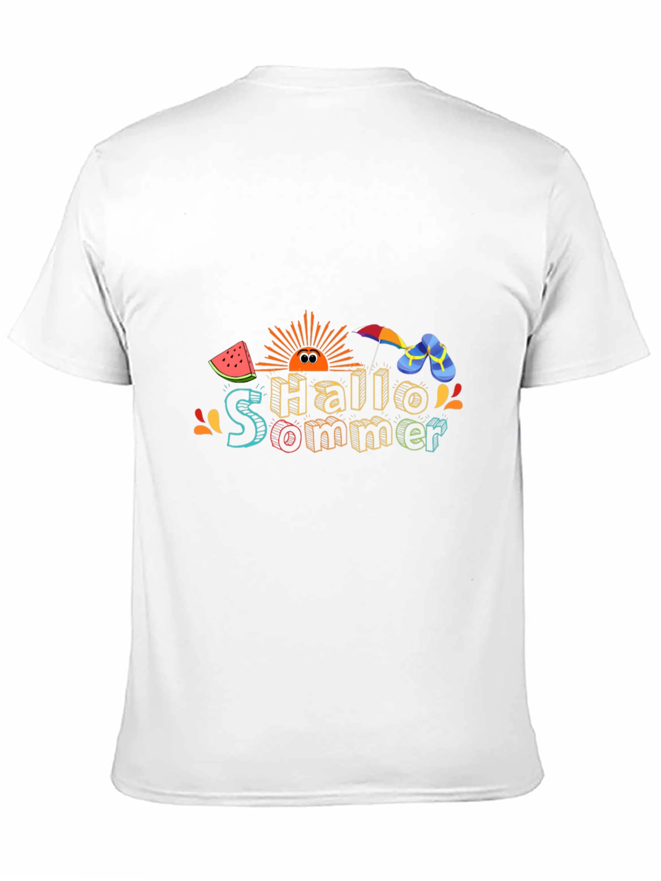 Fun Summer Vibes Black T-Shirt