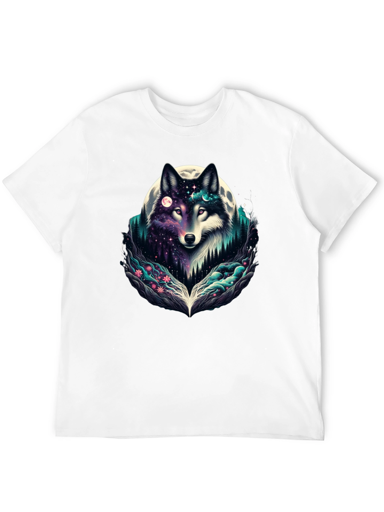 Mystic Wolf Moon Graphic Tee