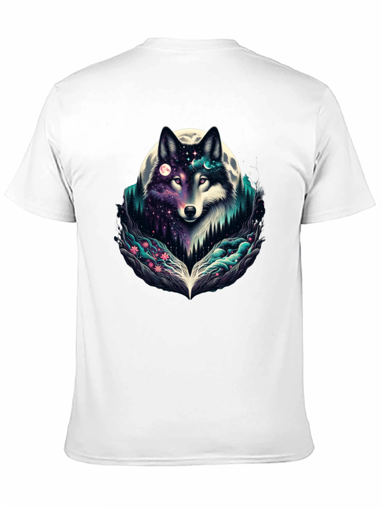 Mystic Wolf Moon Graphic Tee