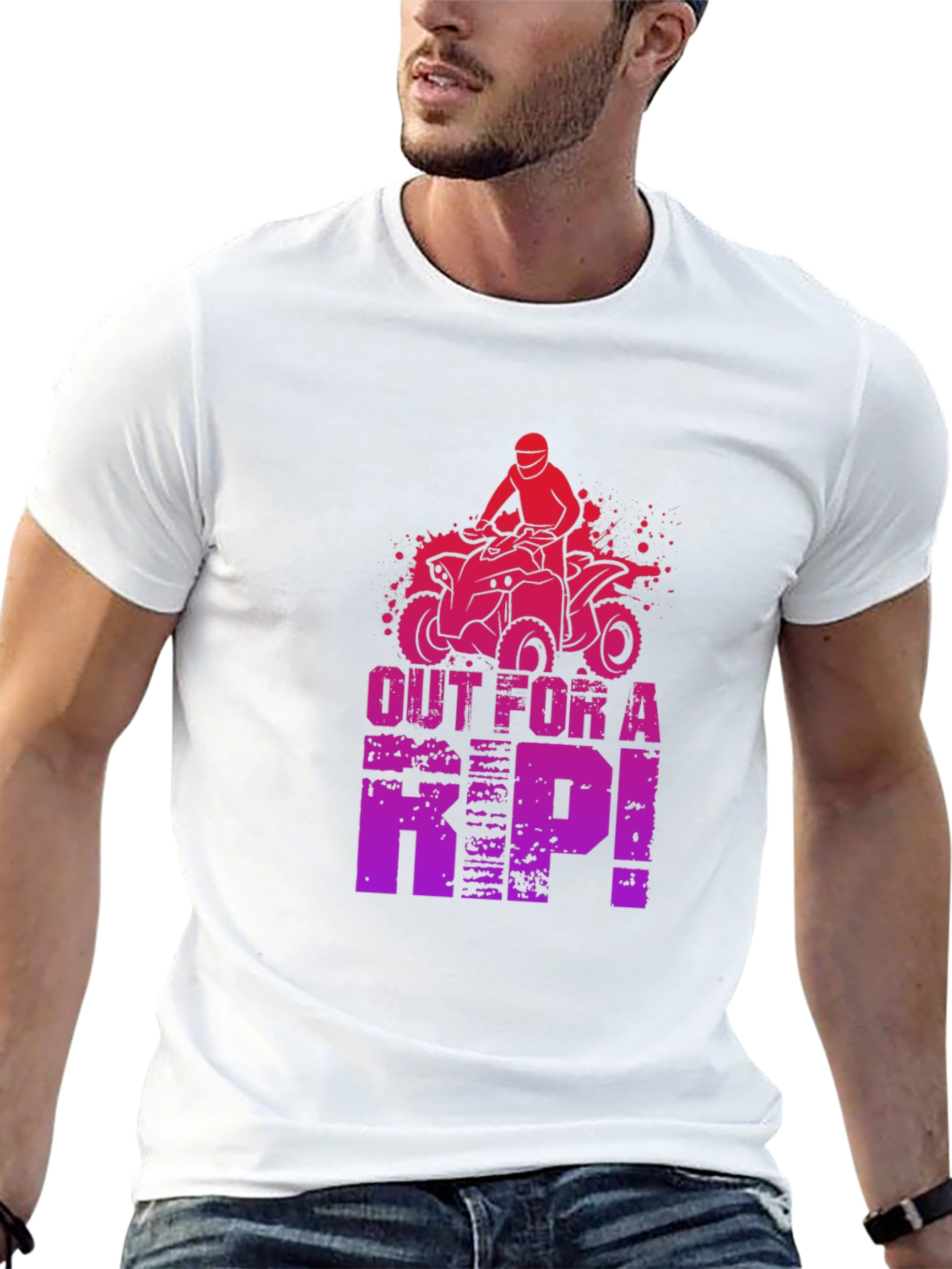 Out for a Rip ATV T-Shirt - Black