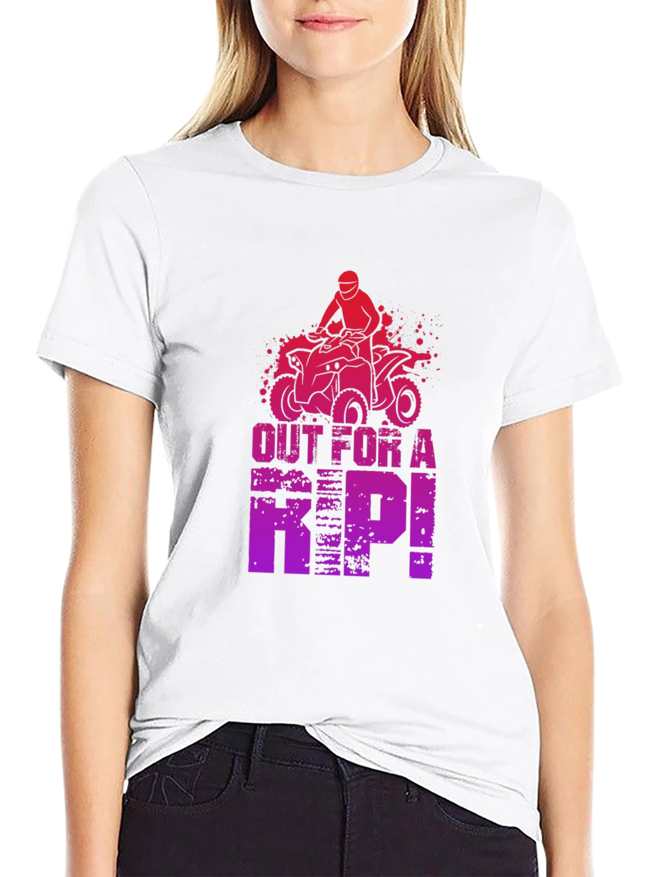 Out for a Rip ATV T-Shirt - Black