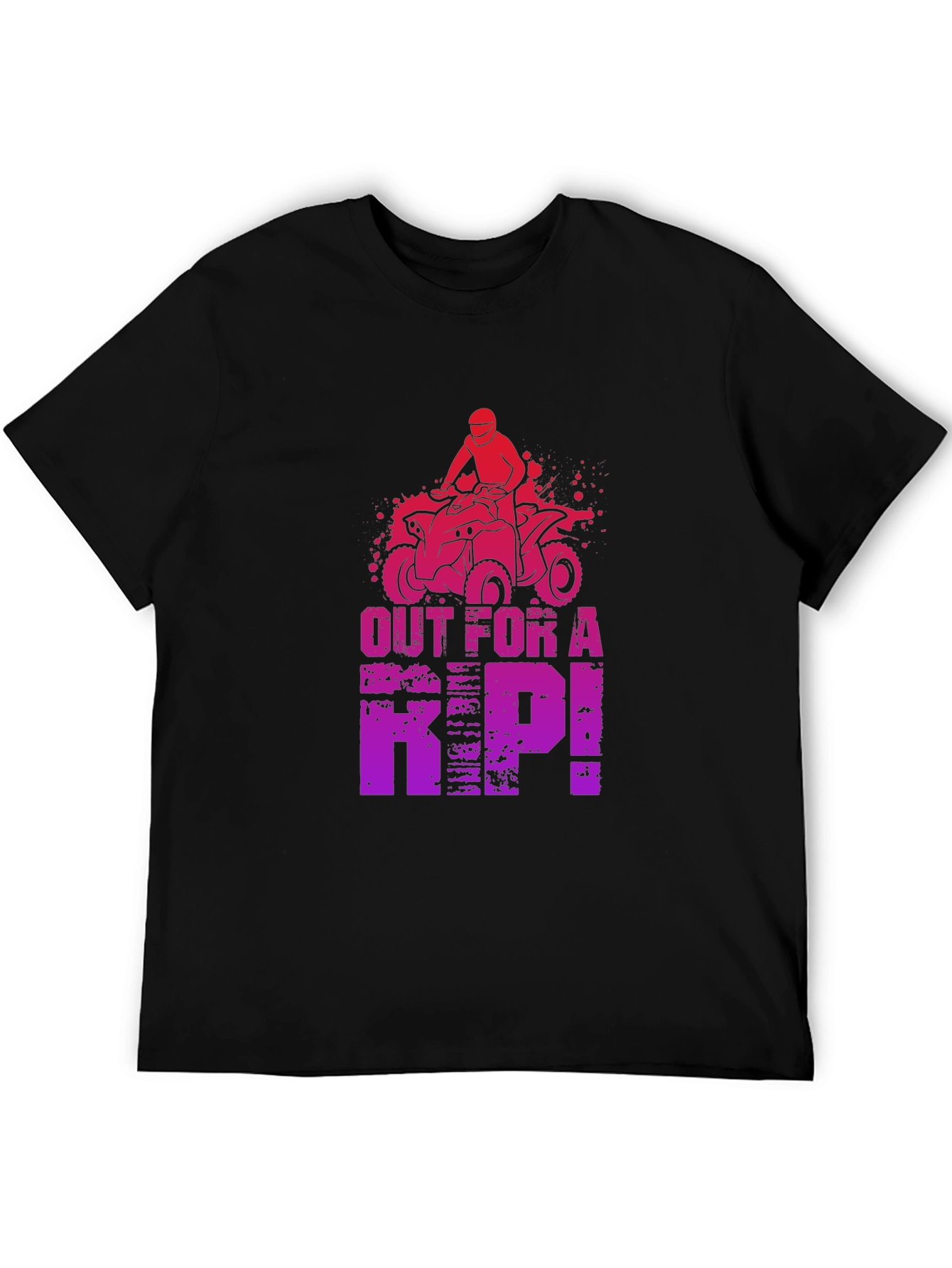Out for a Rip ATV T-Shirt - Black