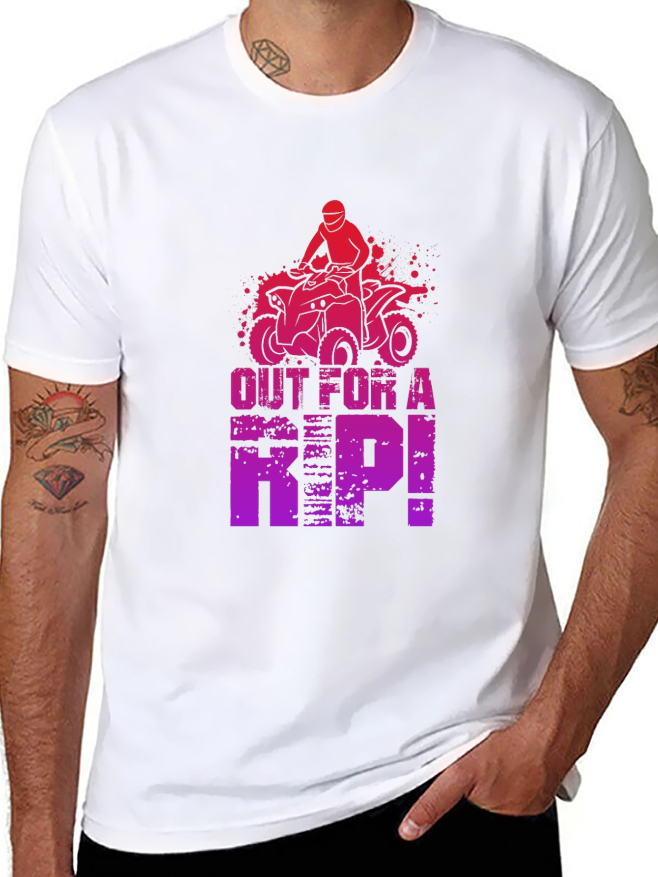 Out for a Rip ATV T-Shirt - Black