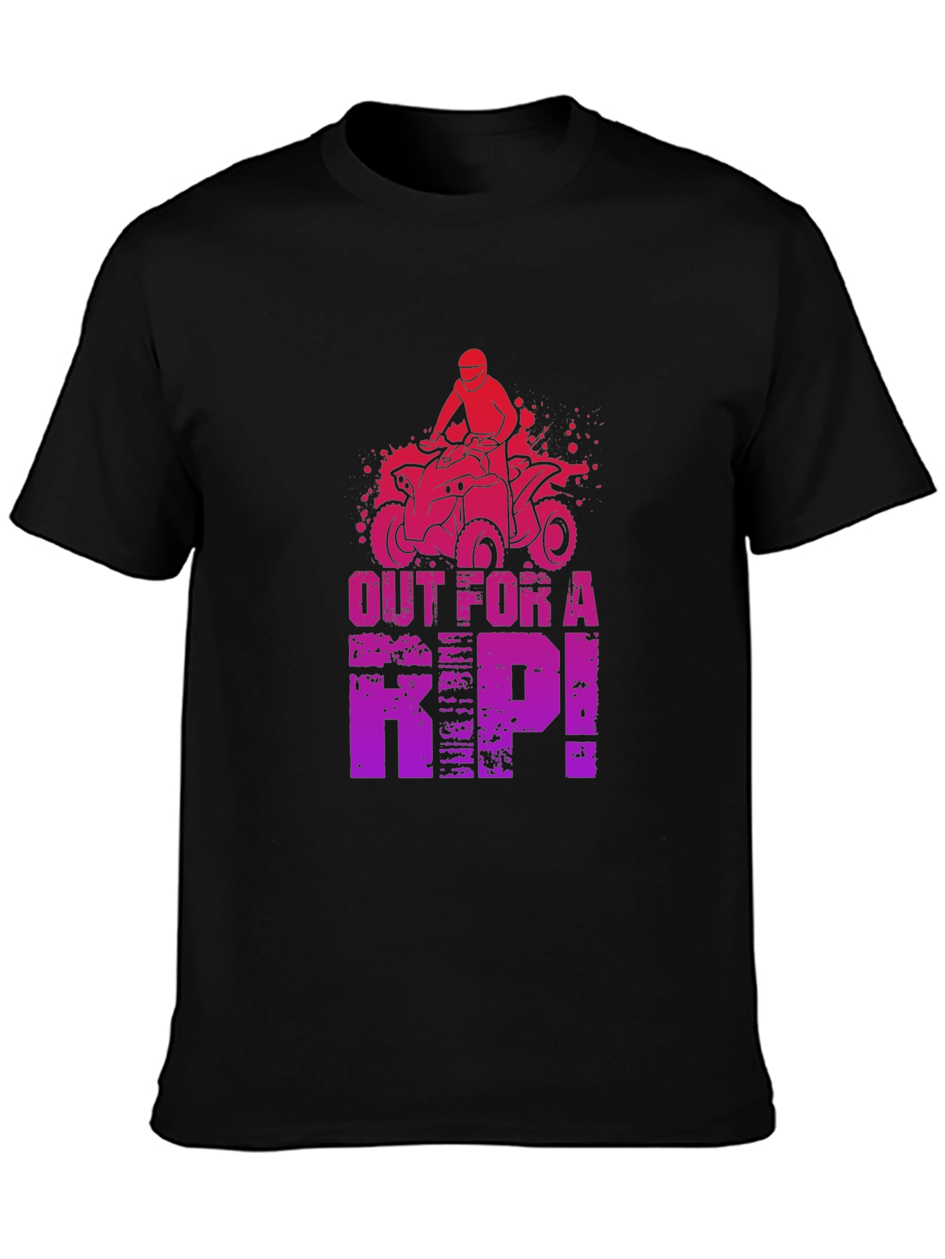 Out for a Rip ATV T-Shirt - Black