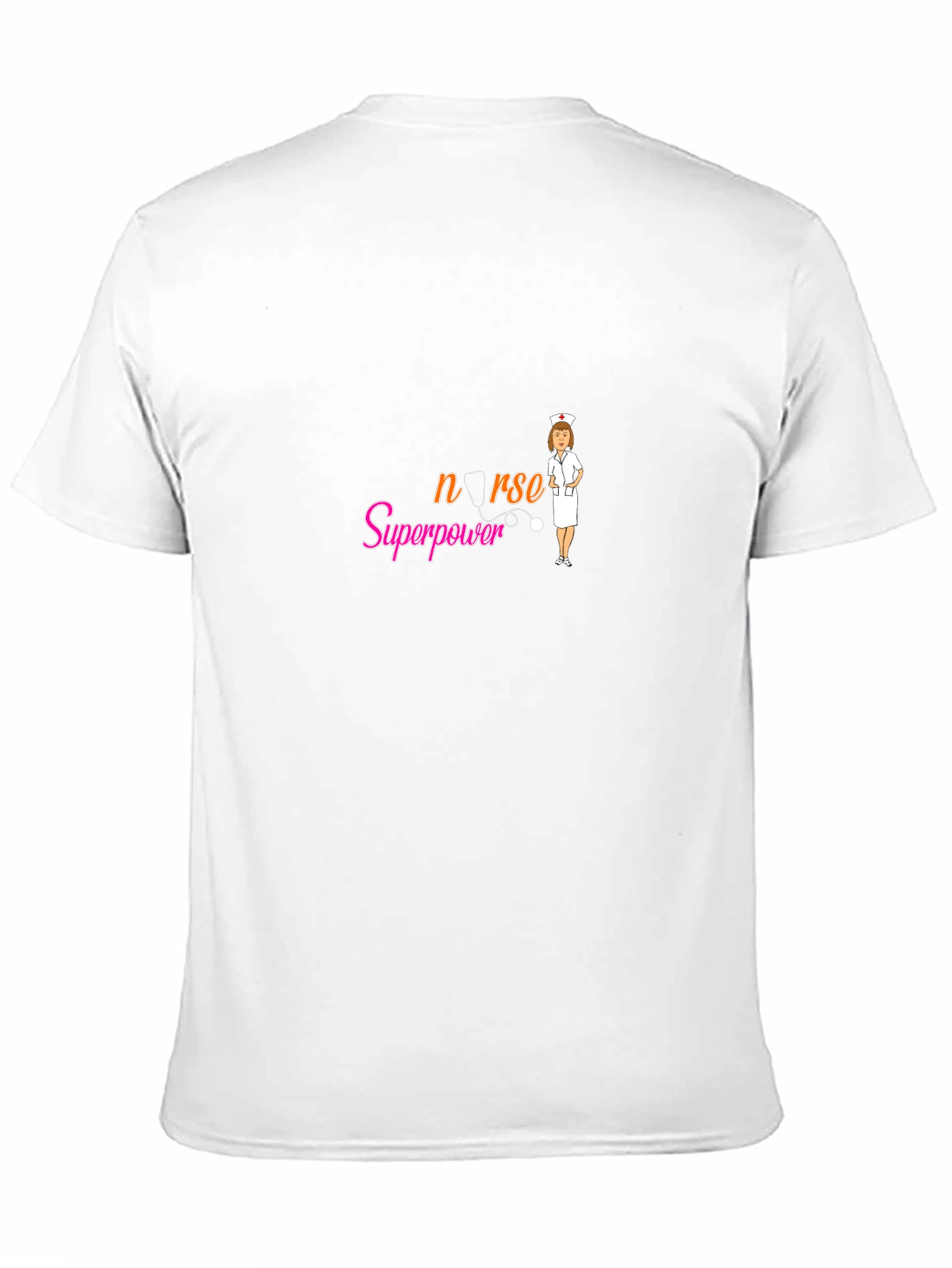 Nurse Superpower Black T-Shirt