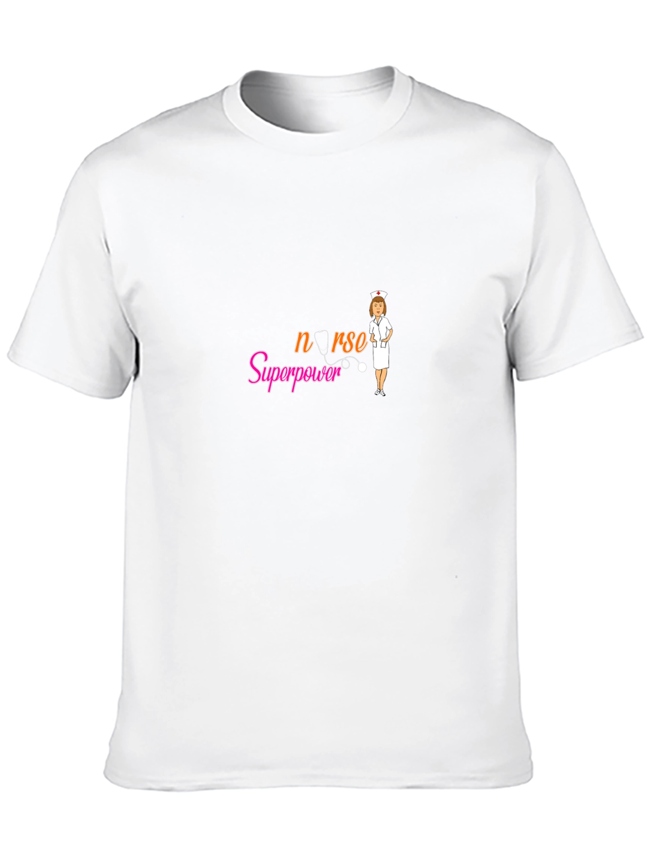 Nurse Superpower Black T-Shirt
