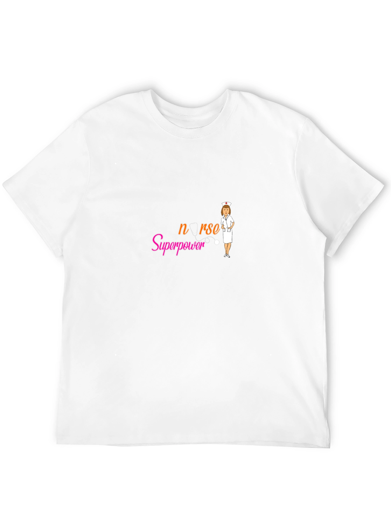 Nurse Superpower Black T-Shirt