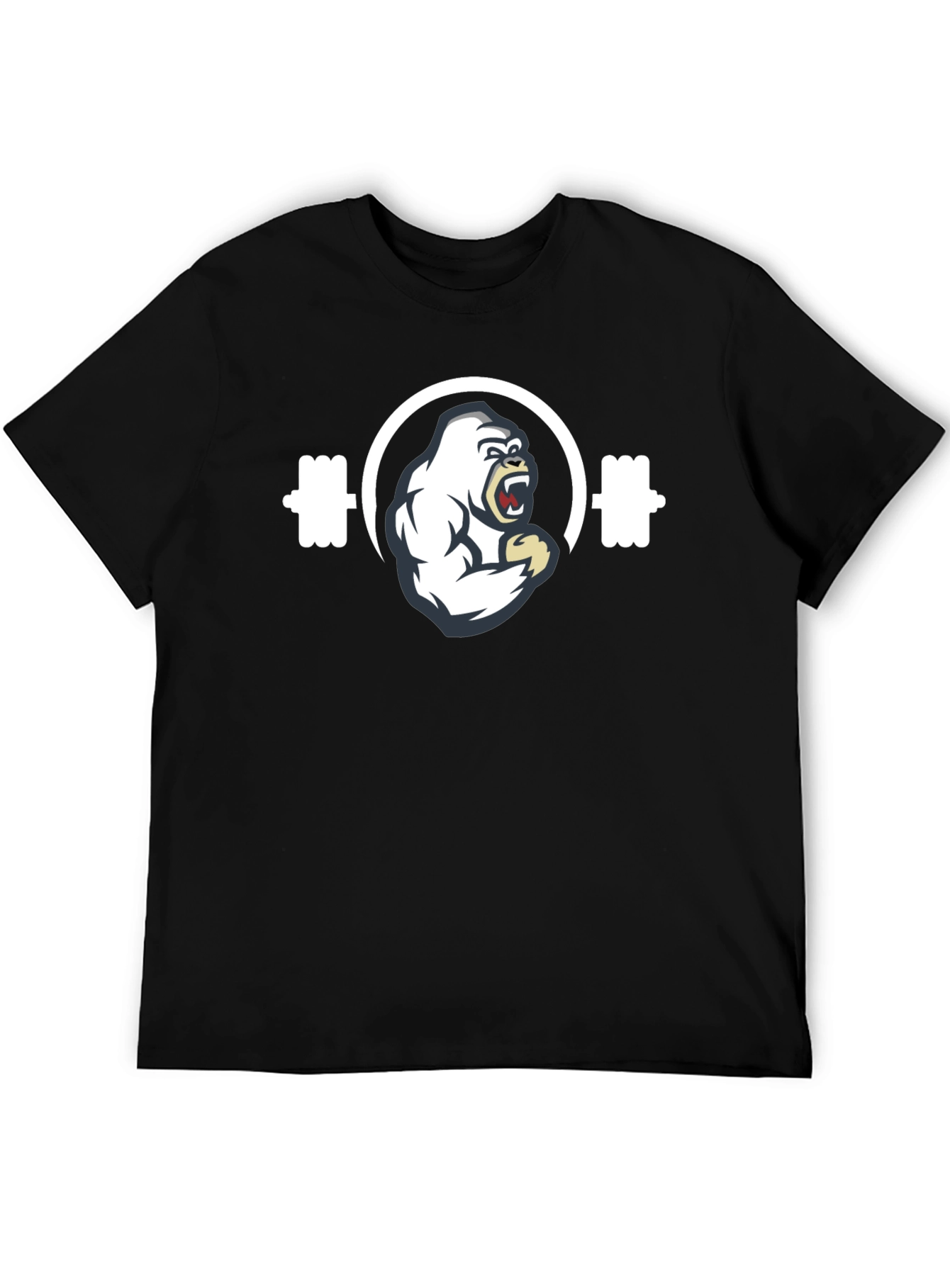 Gorilla Gym T-Shirt - Black Fitness Tee
