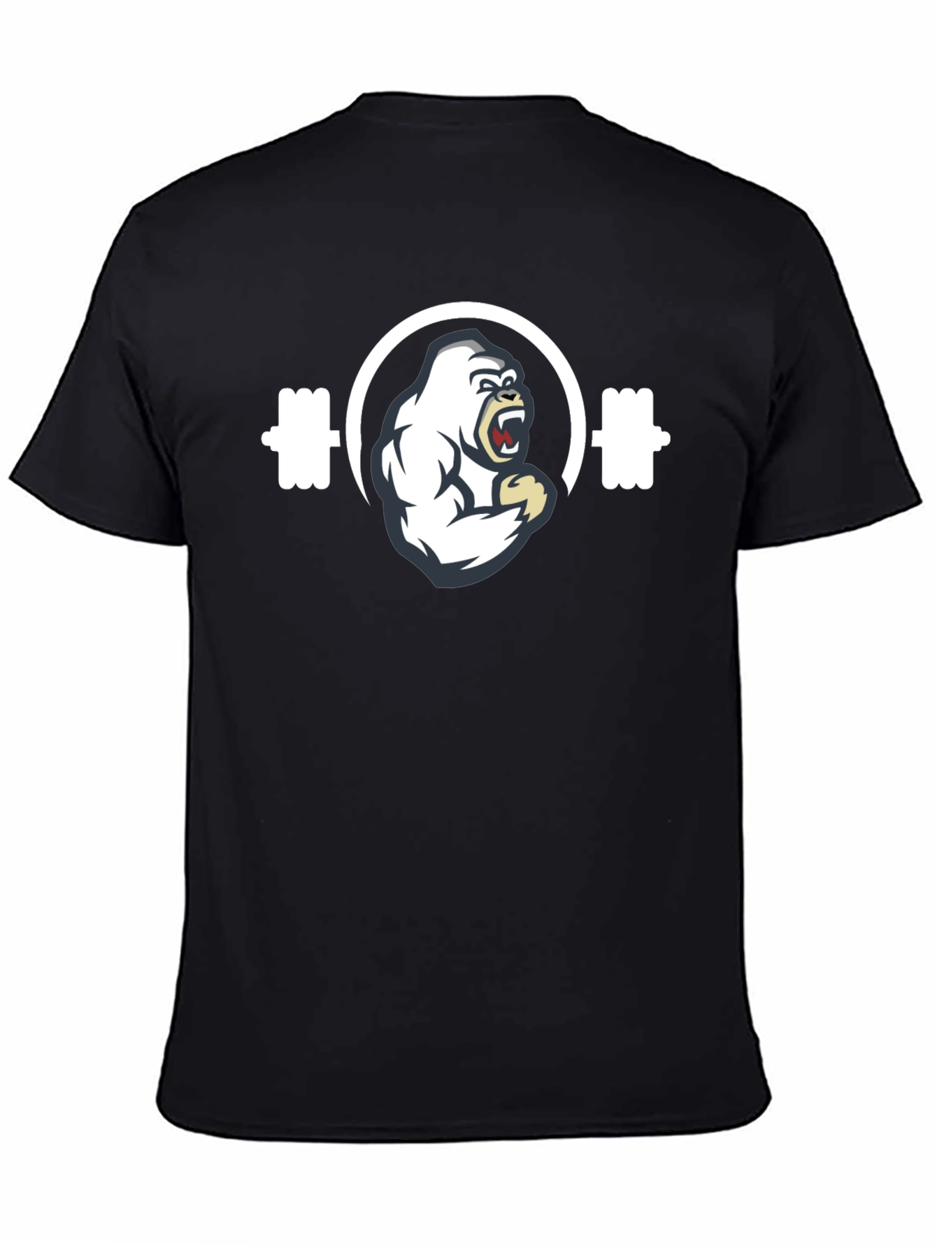 Gorilla Gym T-Shirt - Black Fitness Tee