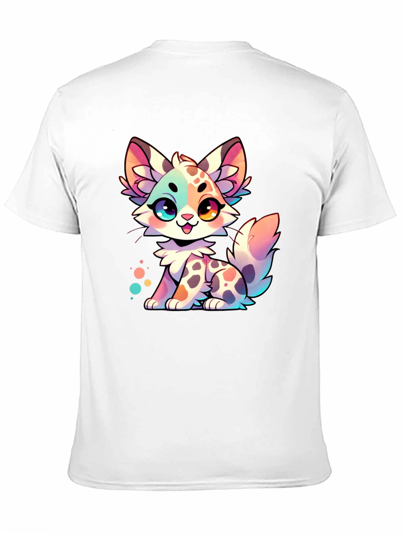 Cute Cartoon Kitten Graphic Tee