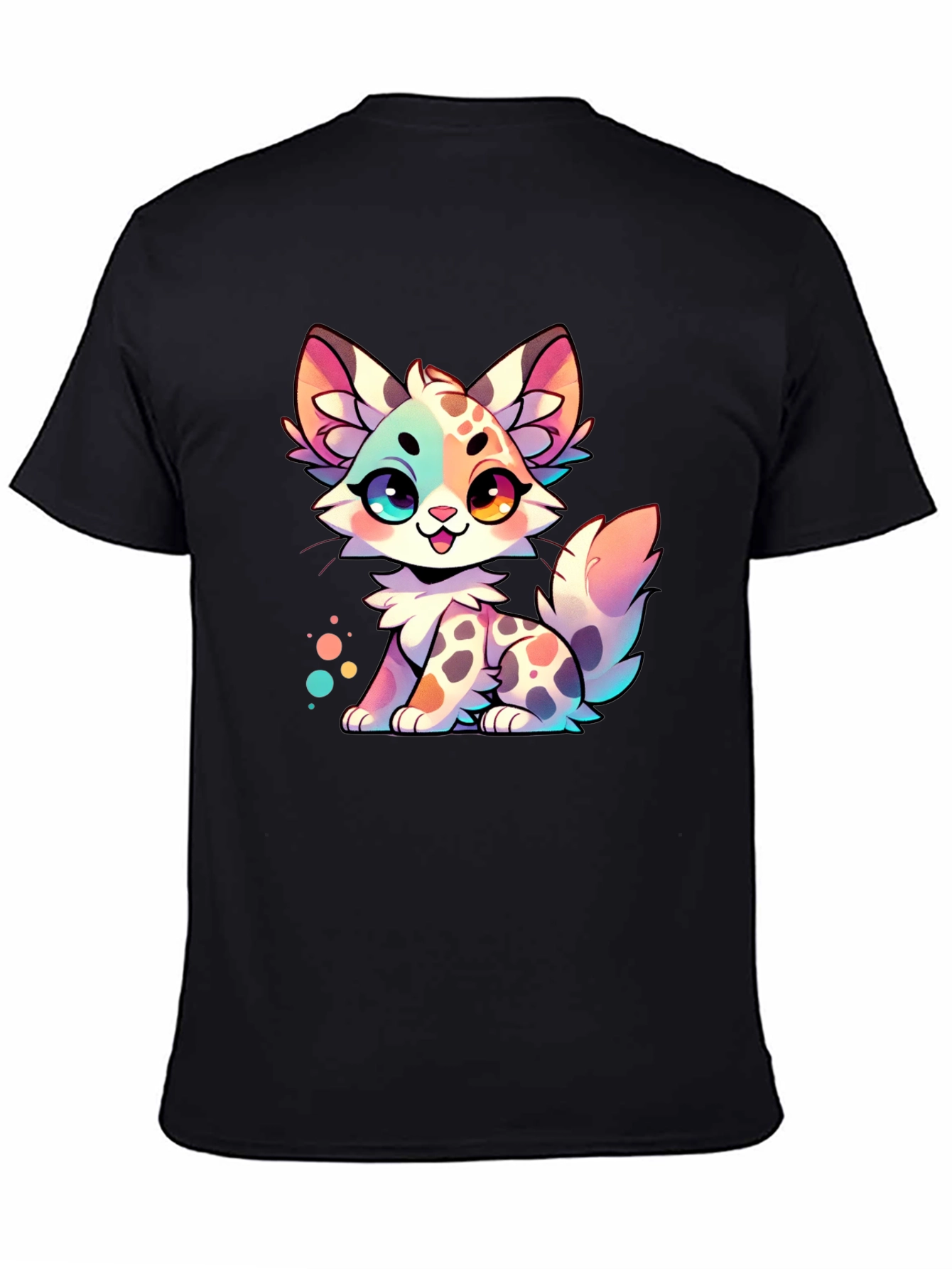 Cute Cartoon Kitten Graphic Tee