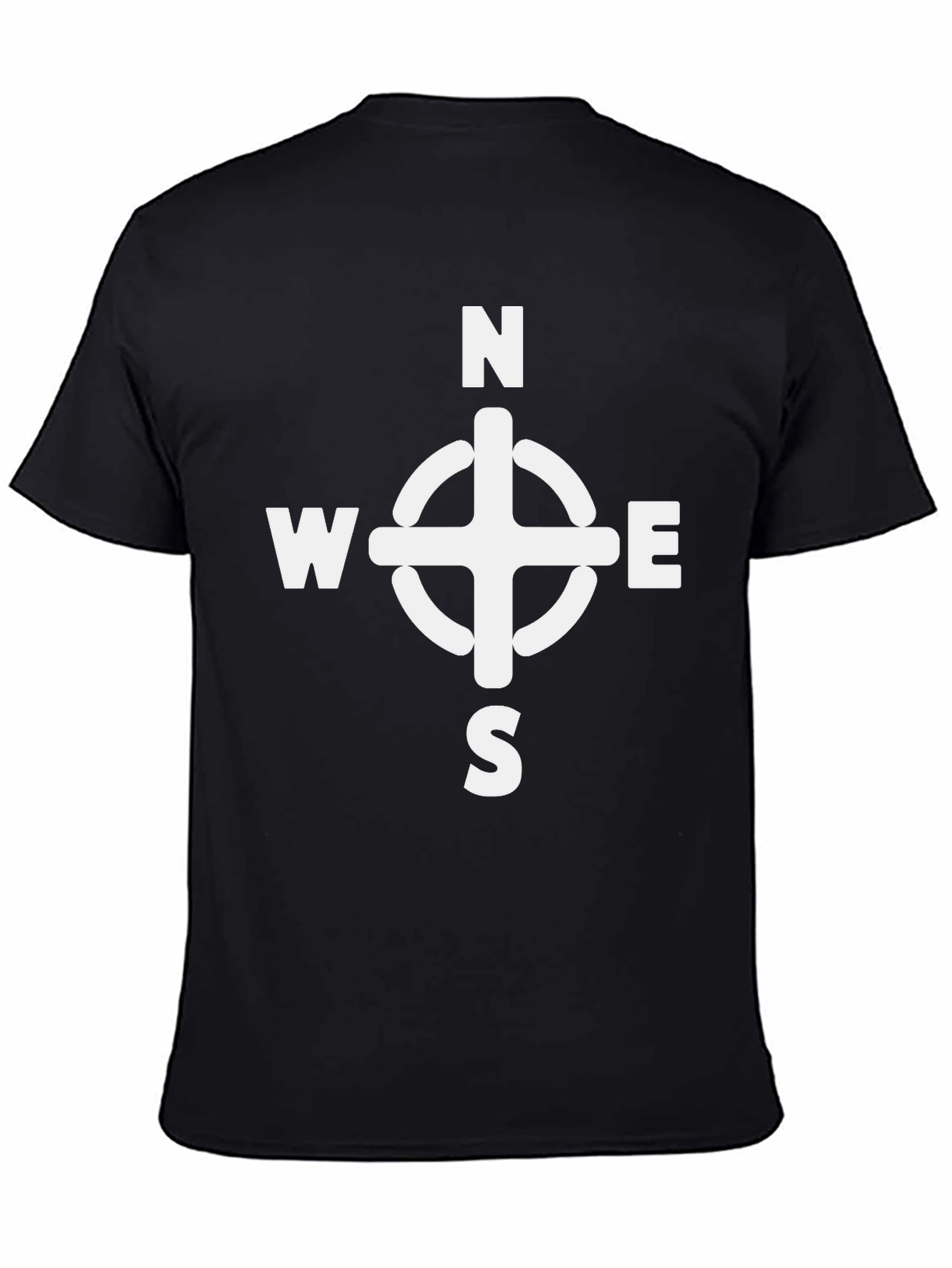 Compass Rose Graphic Tee - Stylish Direction