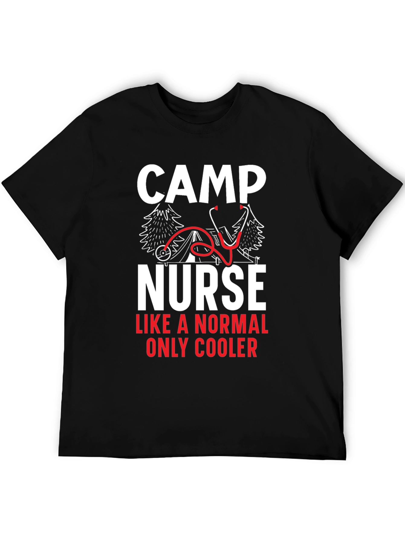 Camp Nurse Graphic T-Shirt for Medical Professionals