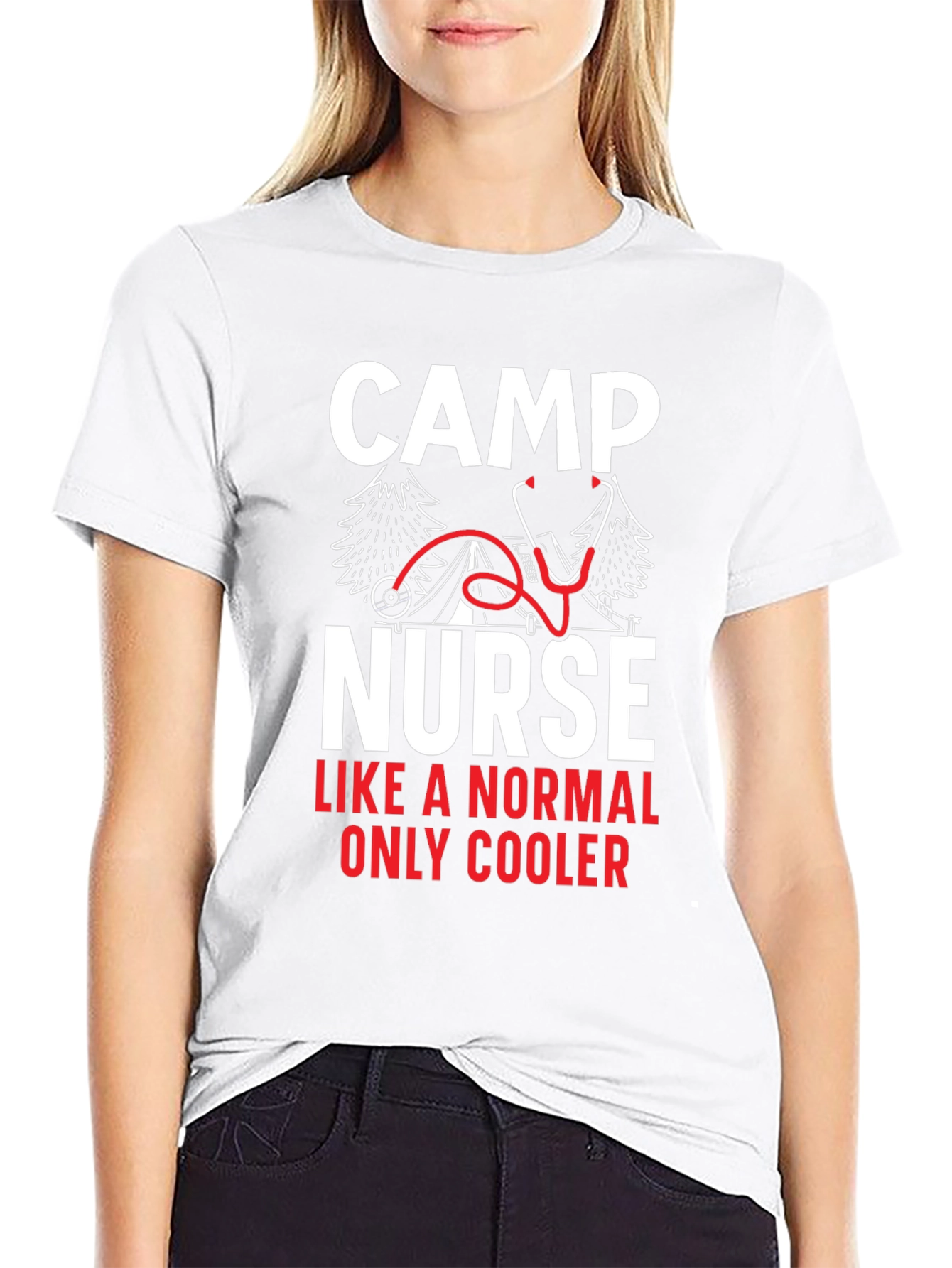 Camp Nurse Graphic T-Shirt for Medical Professionals