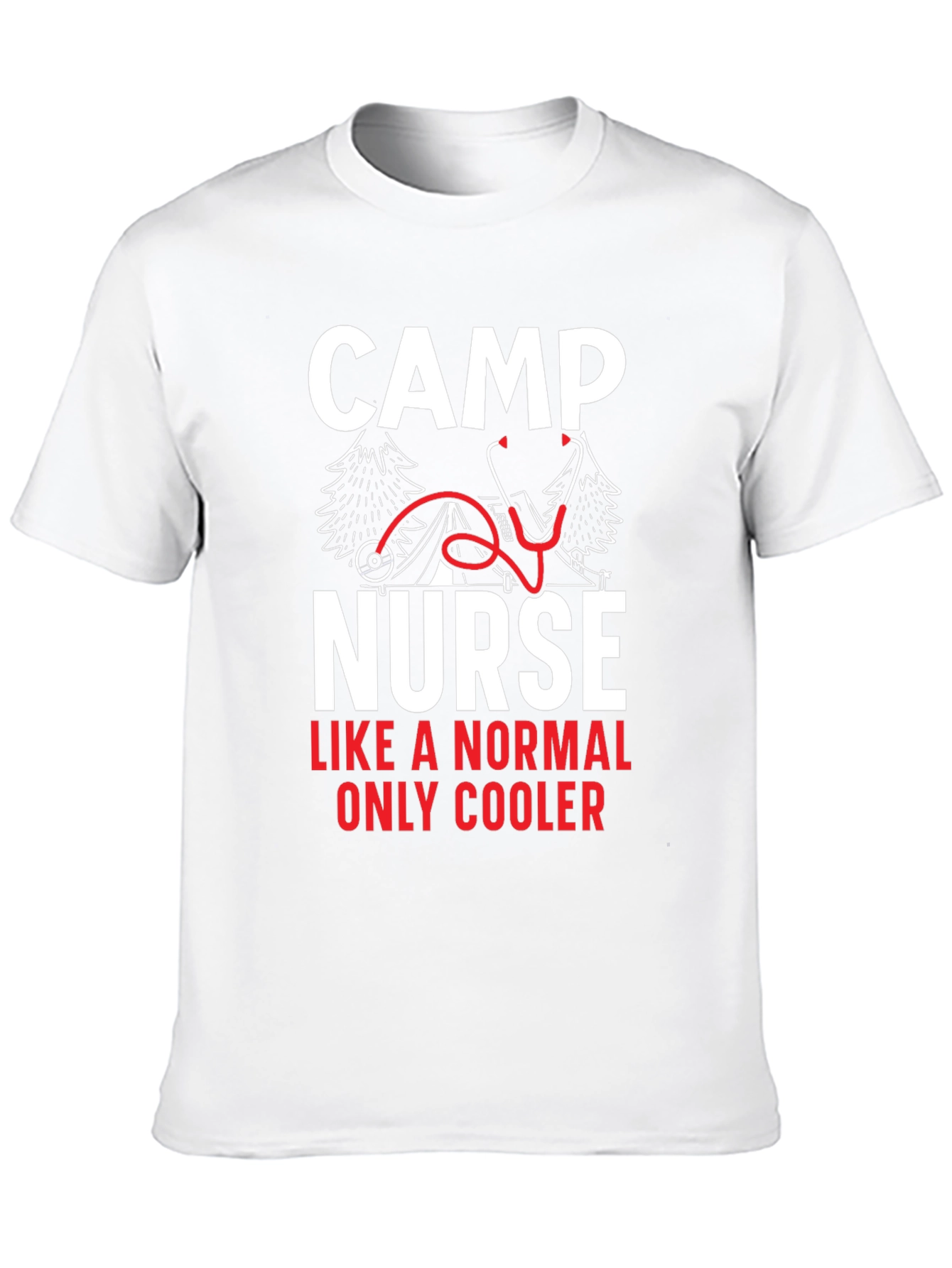Camp Nurse Graphic T-Shirt for Medical Professionals