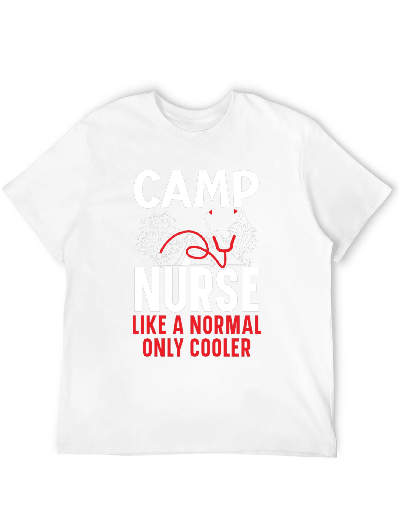 Camp Nurse Graphic T-Shirt for Medical Professionals