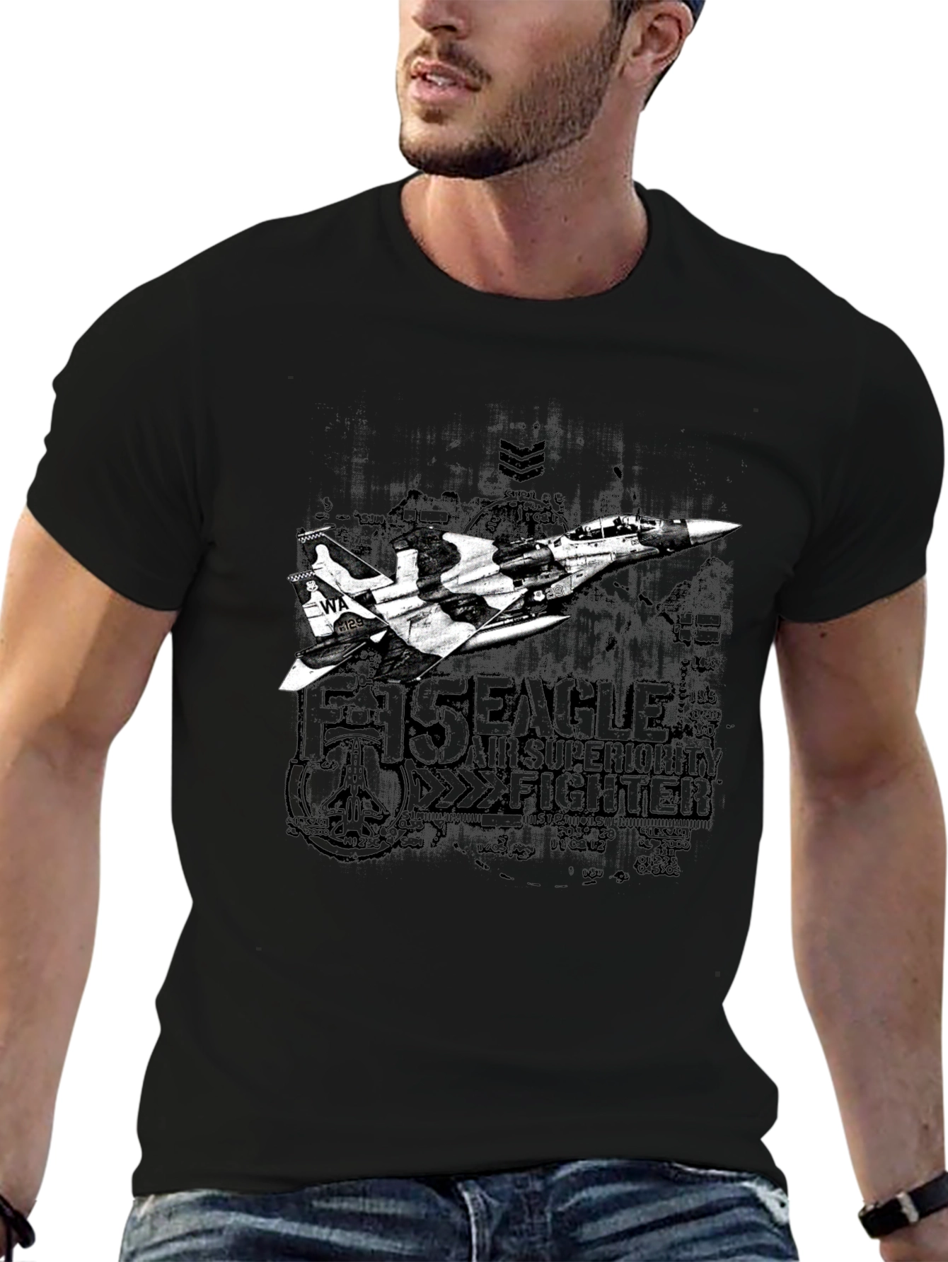 F-15 Eagle Fighter Jet Graphic T-Shirt