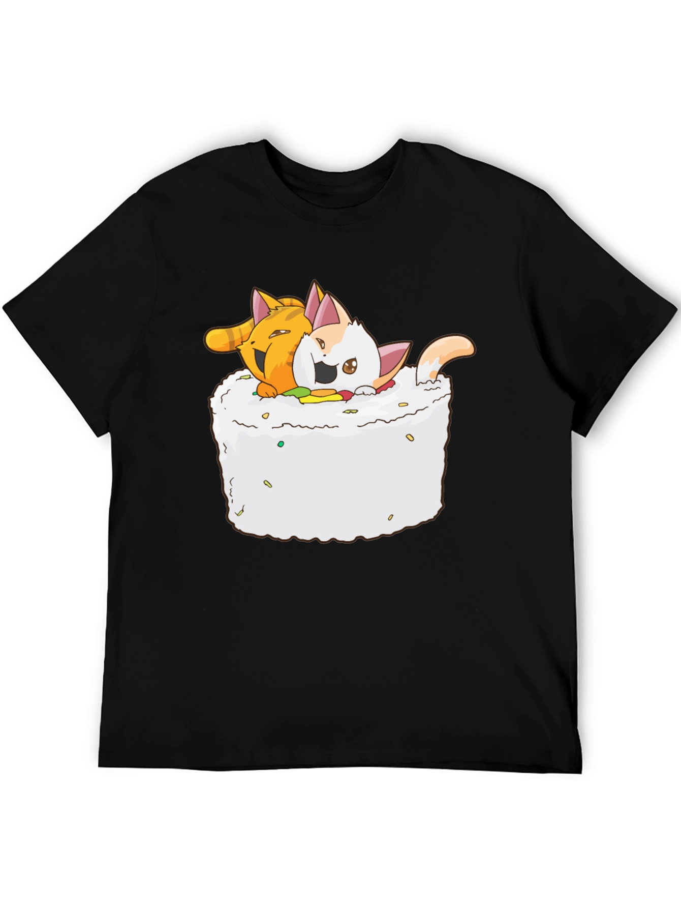 Sushi Cats T-Shirt - Cute Kawaii Graphic Tee