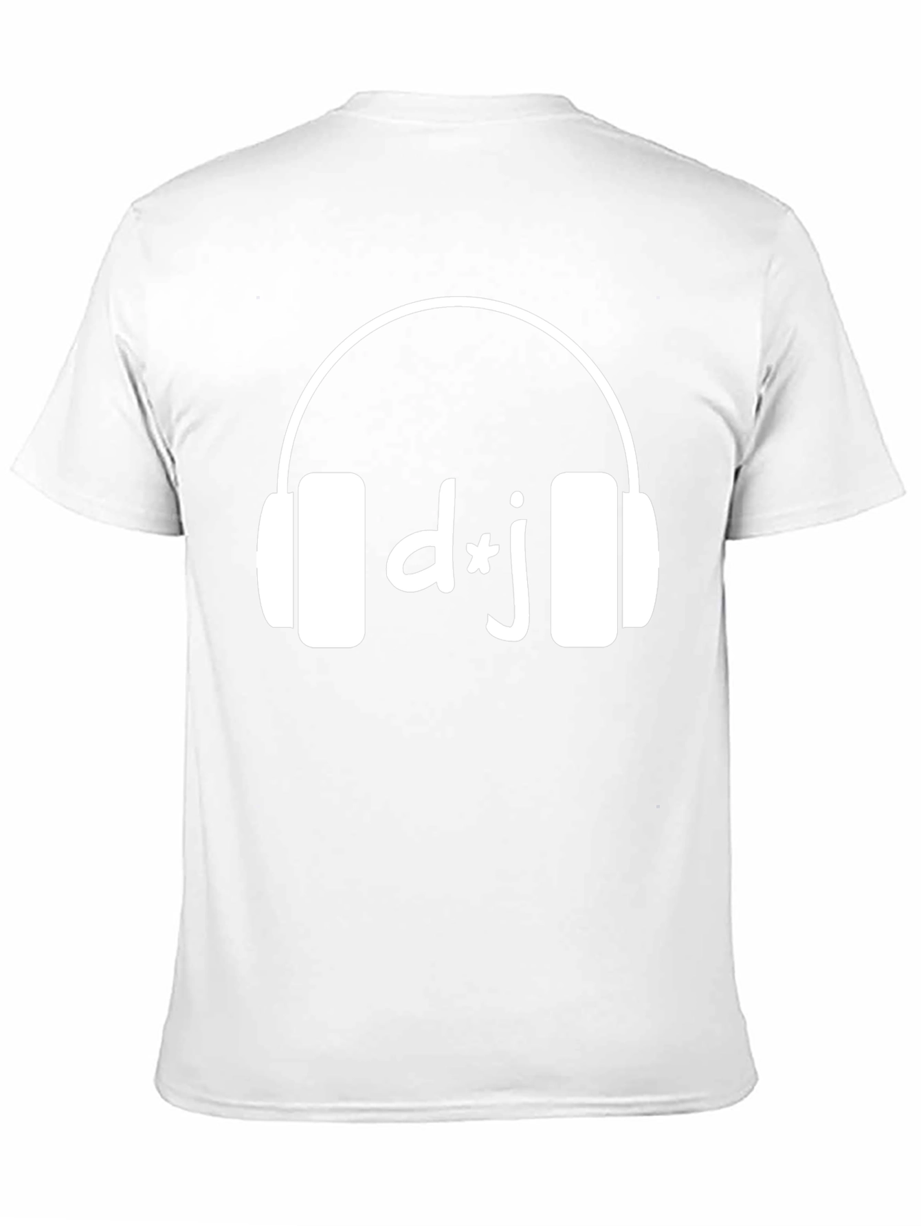 DJ Headphones Graphic T-Shirt - Black