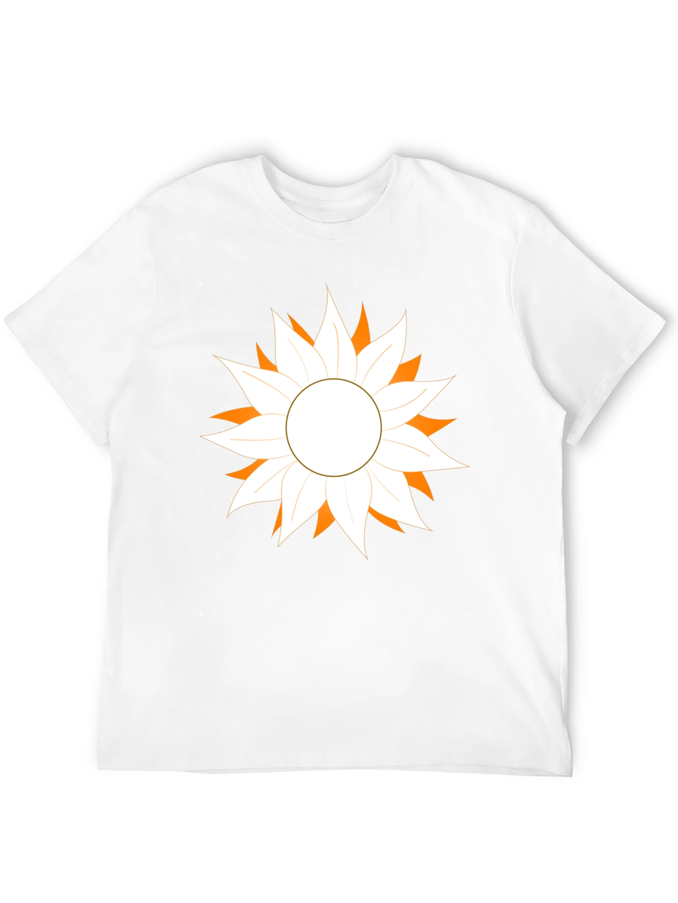 Stylish Black T-Shirt with Floral Graphic Design