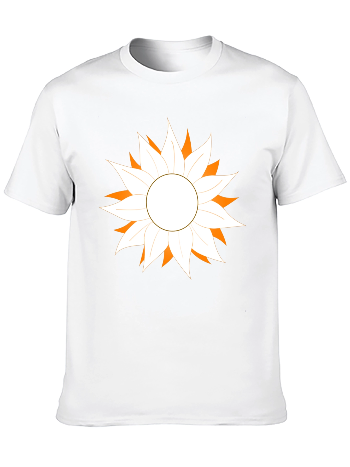 Stylish Black T-Shirt with Floral Graphic Design