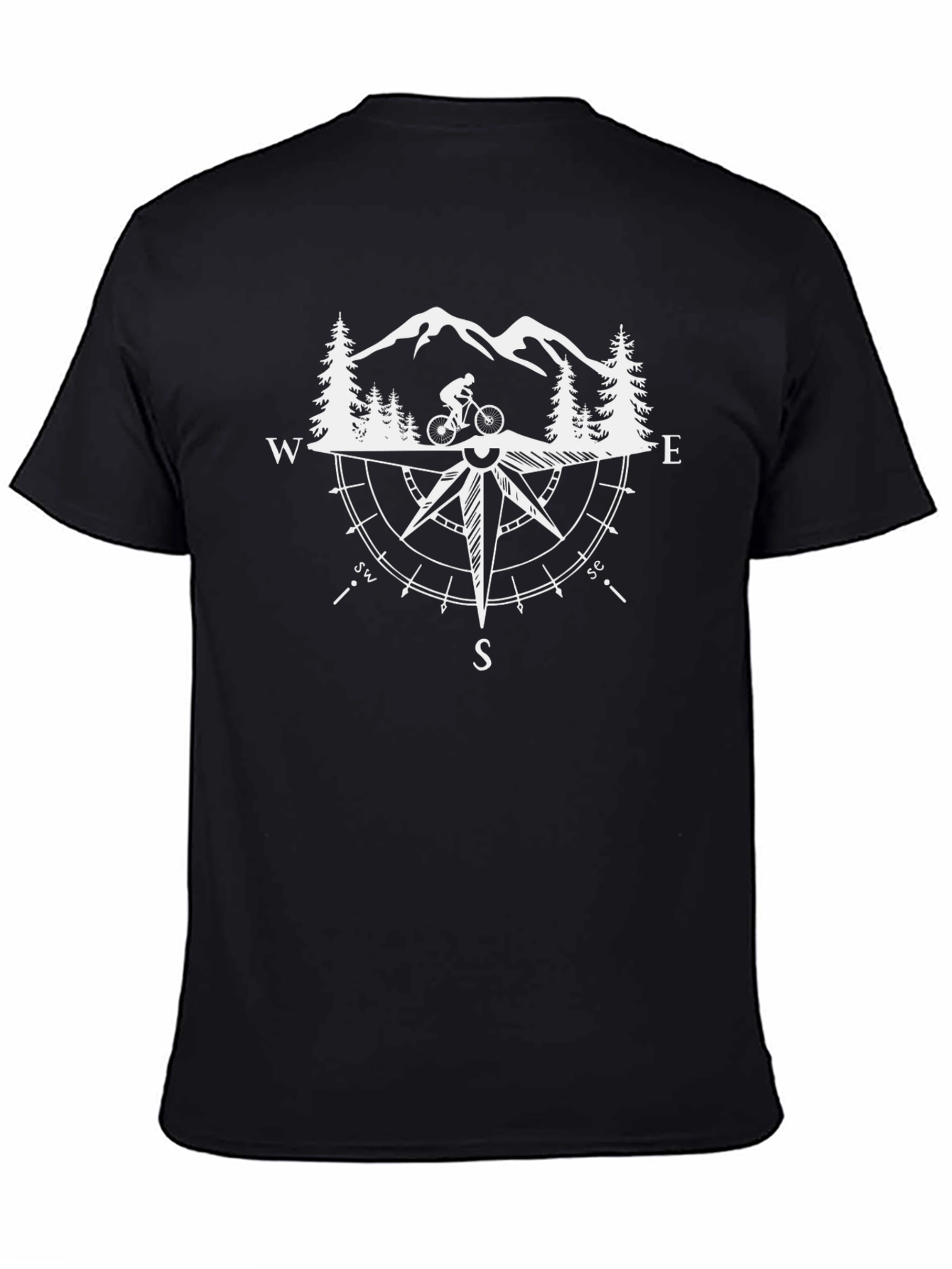 Mountain Biker Compass T-Shirt