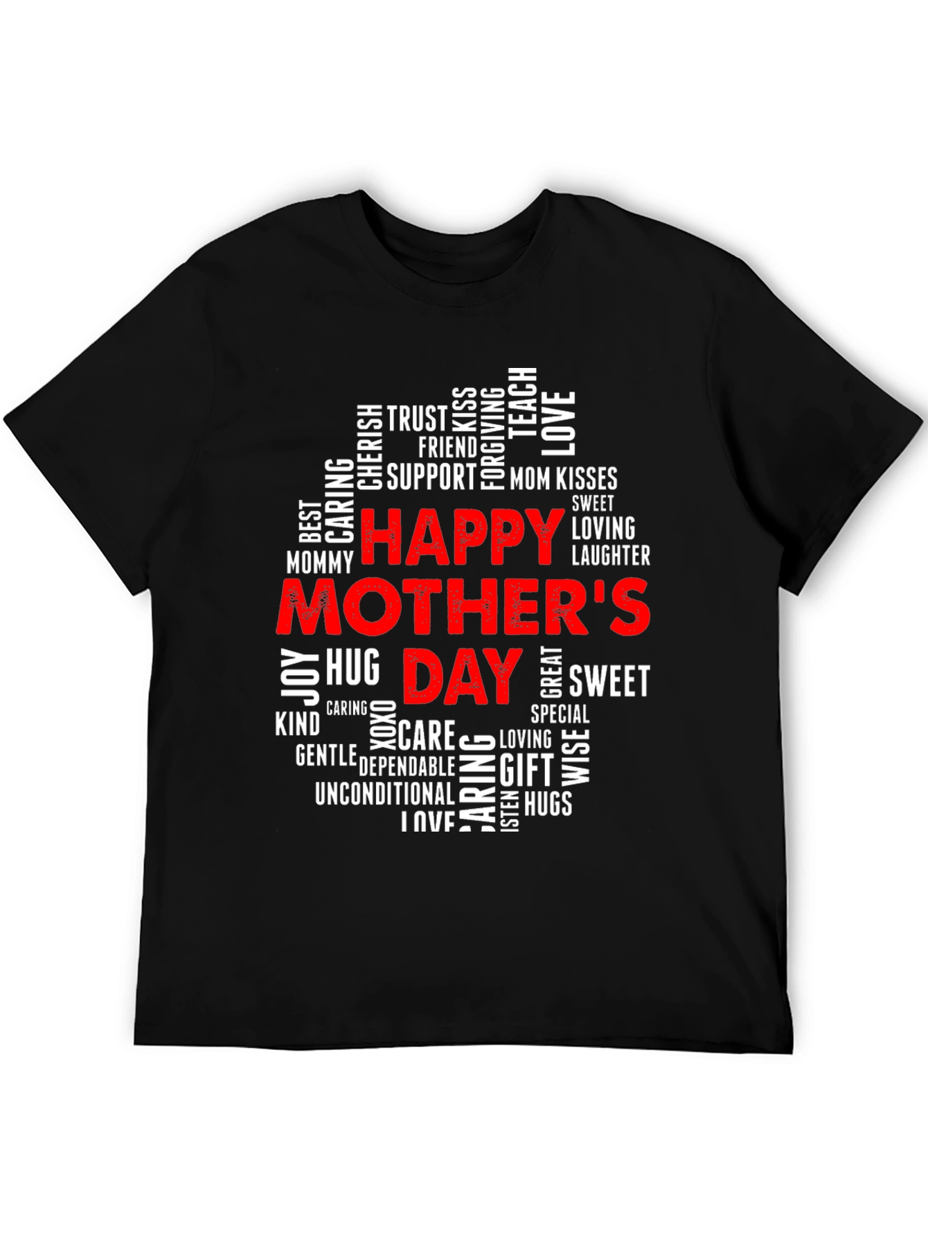 Happy Mothers Day Word Cloud T-Shirt
