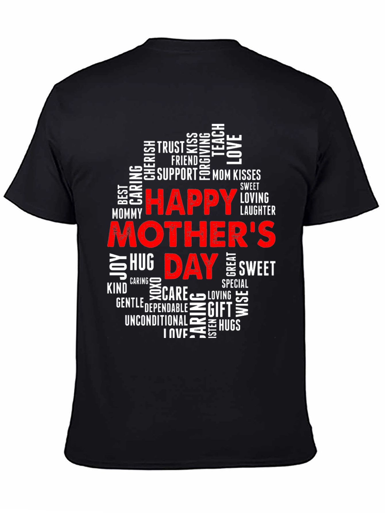 Happy Mothers Day Word Cloud T-Shirt