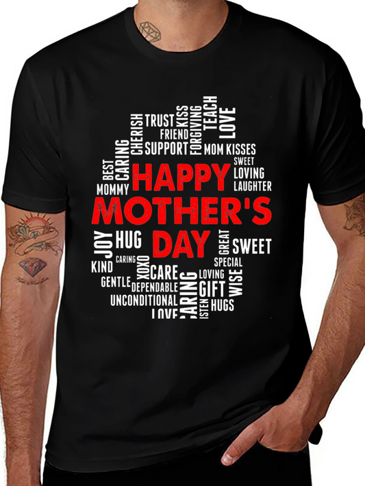 Happy Mothers Day Word Cloud T-Shirt