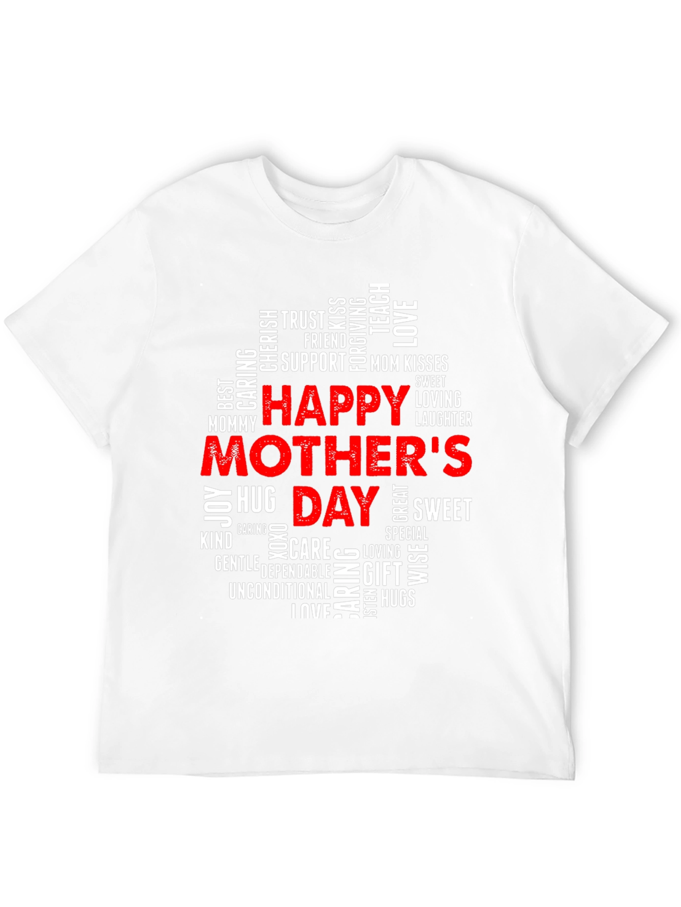 Happy Mothers Day Word Cloud T-Shirt
