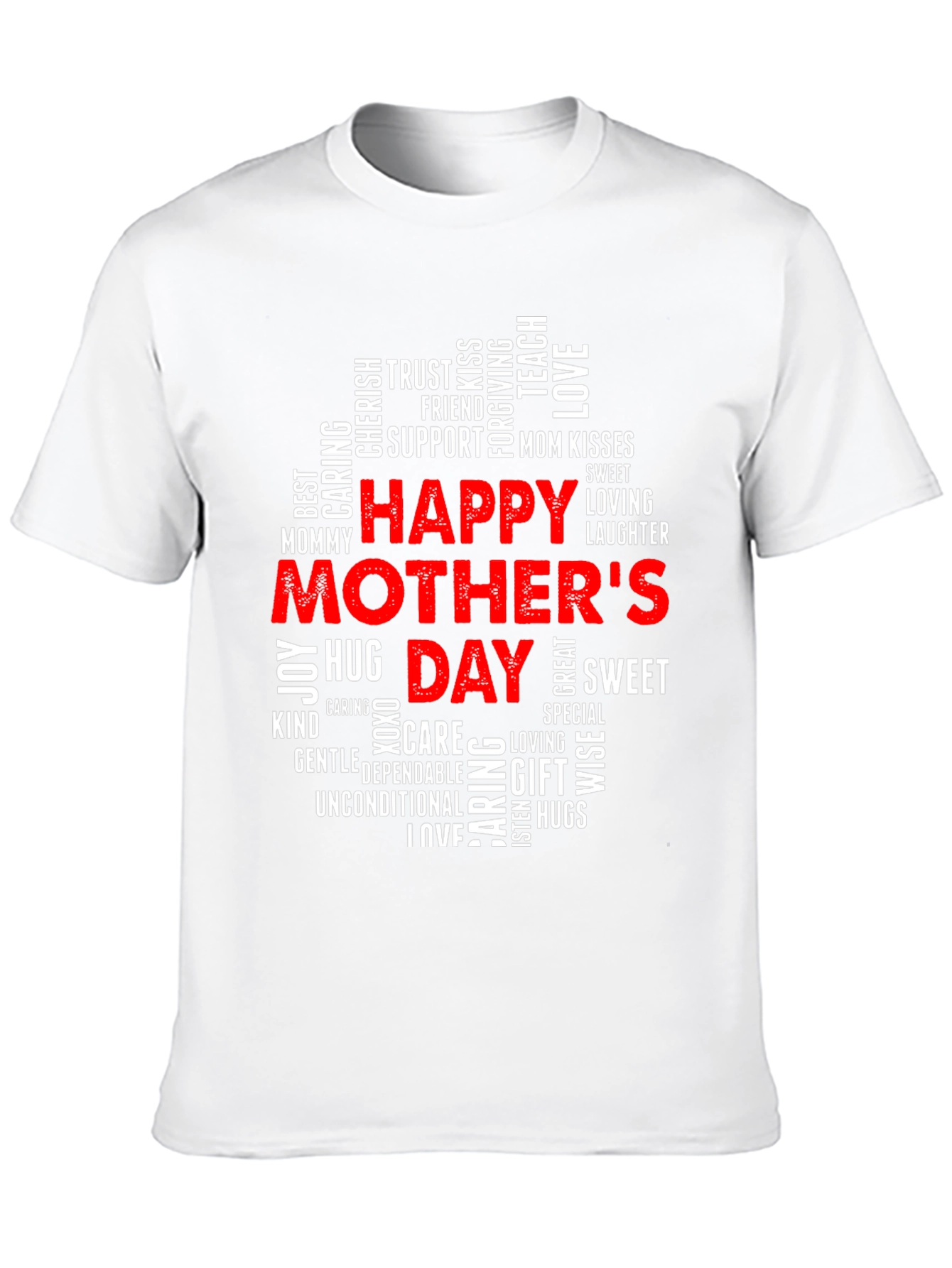 Happy Mothers Day Word Cloud T-Shirt