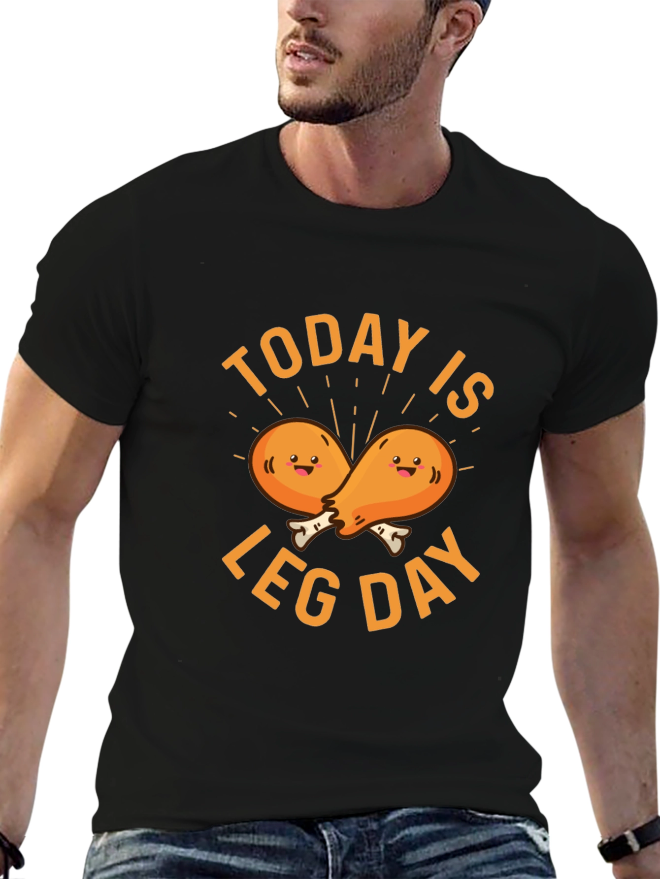 Funny Today is Leg Day Chicken Lover T-Shirt