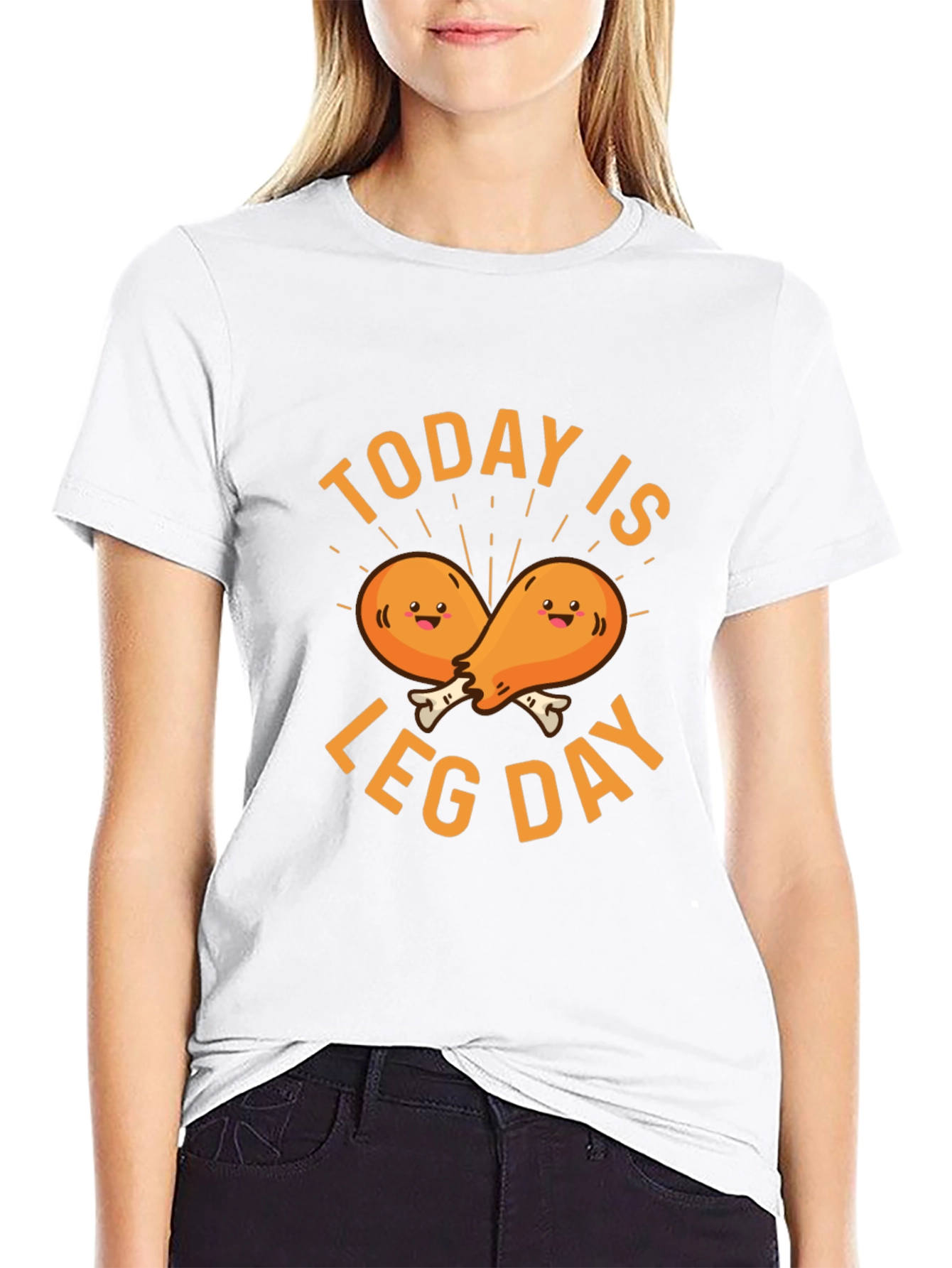 Funny Today is Leg Day Chicken Lover T-Shirt