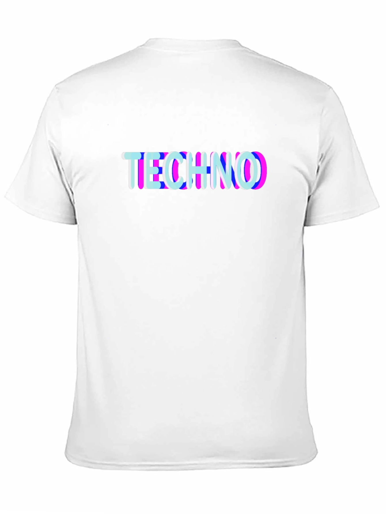 Techno Glitch T-Shirt - Black Graphic Tee