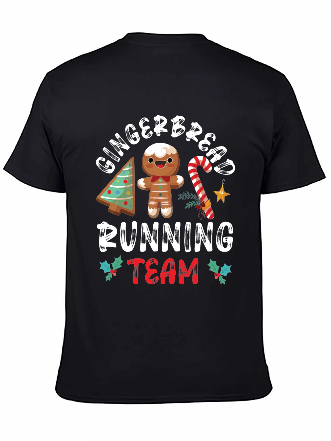 Gingerbread Running Team Holiday T-Shirt