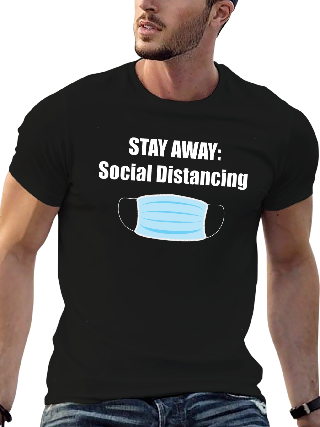 Social Distancing T-Shirt - Stay Away Novelty Tee