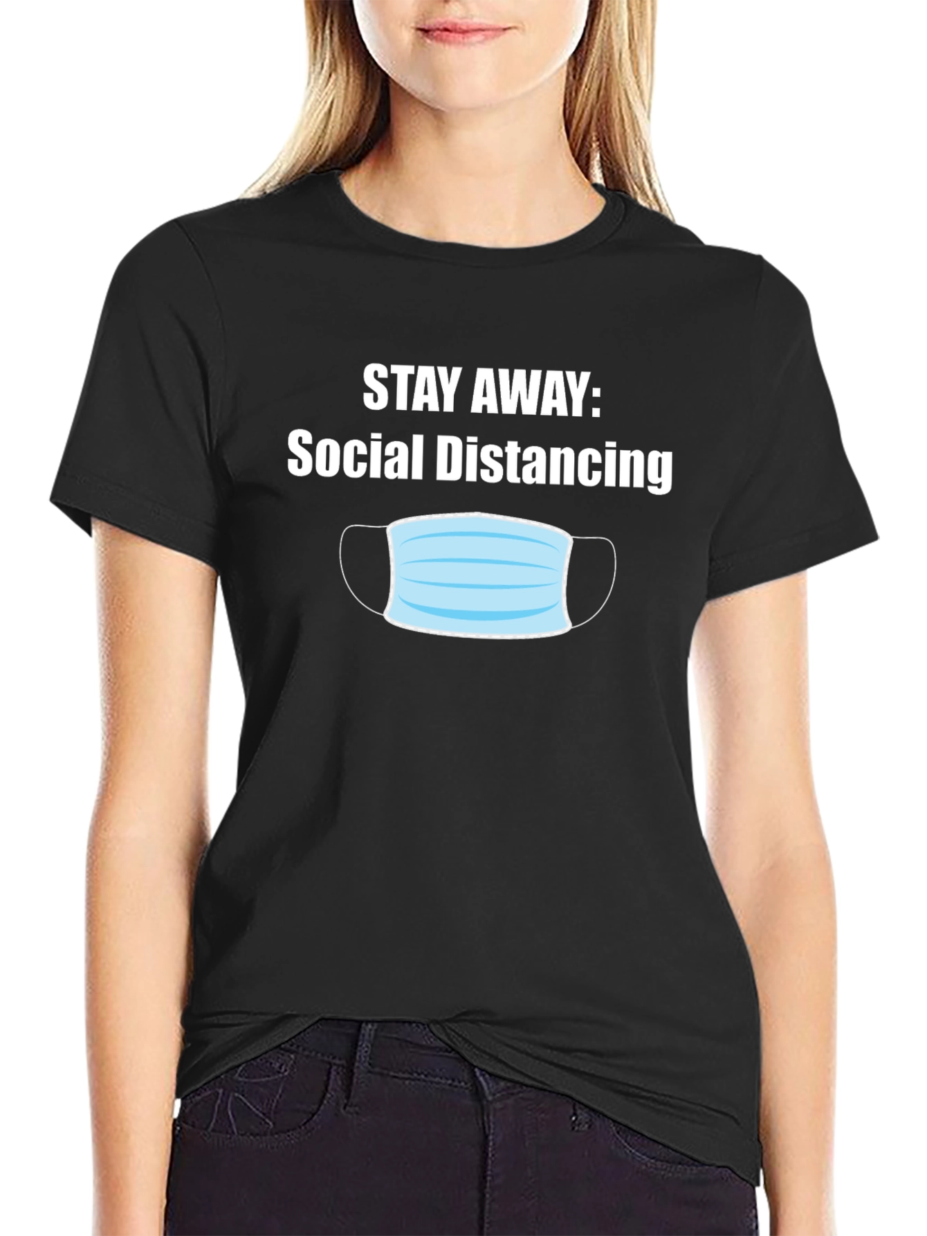 Social Distancing T-Shirt - Stay Away Novelty Tee