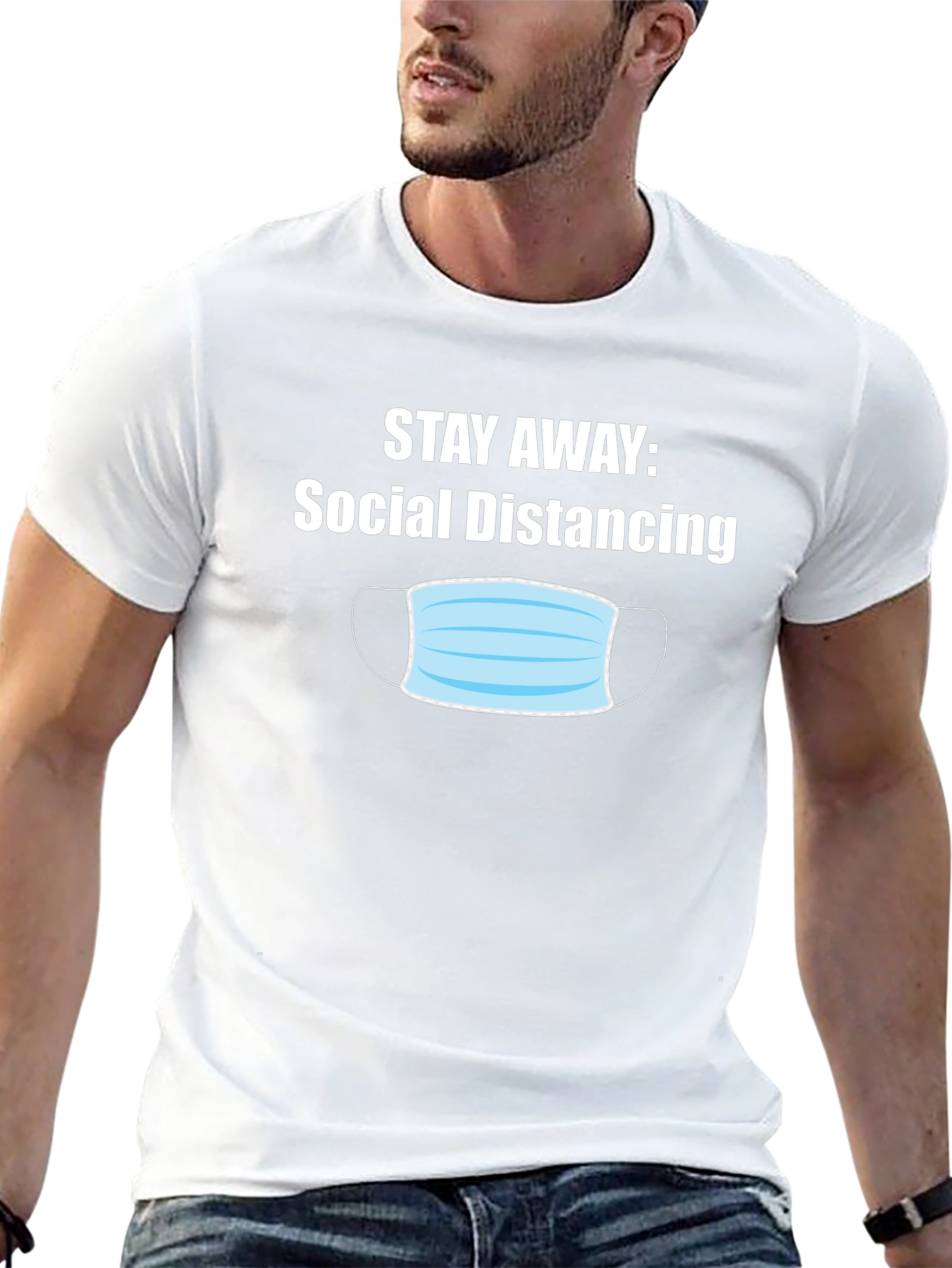 Social Distancing T-Shirt - Stay Away Novelty Tee