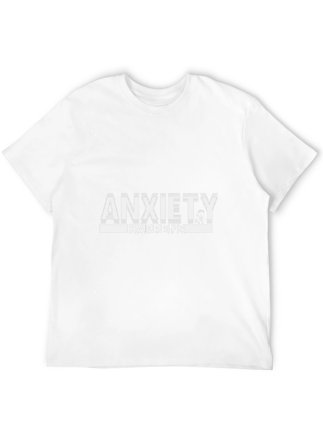 Anxiety Happens Graphic Tee - Comfort & Style
