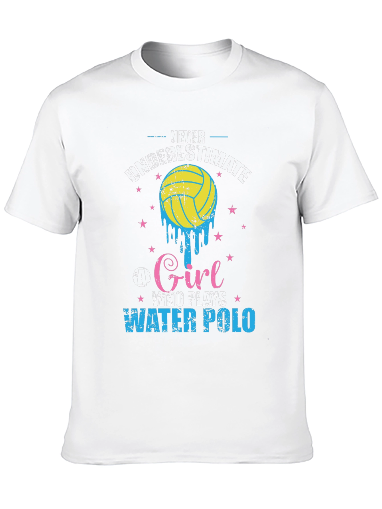 Never Underestimate Water Polo Girl T-Shirt