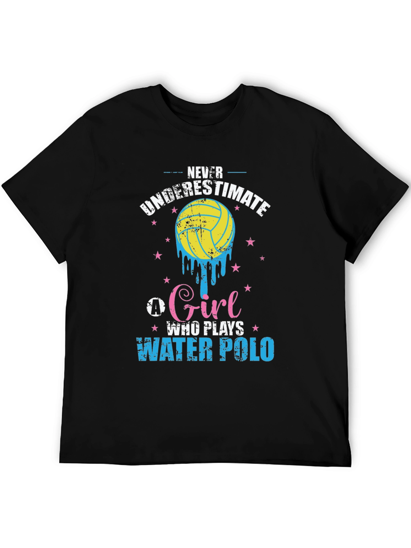 Never Underestimate Water Polo Girl T-Shirt