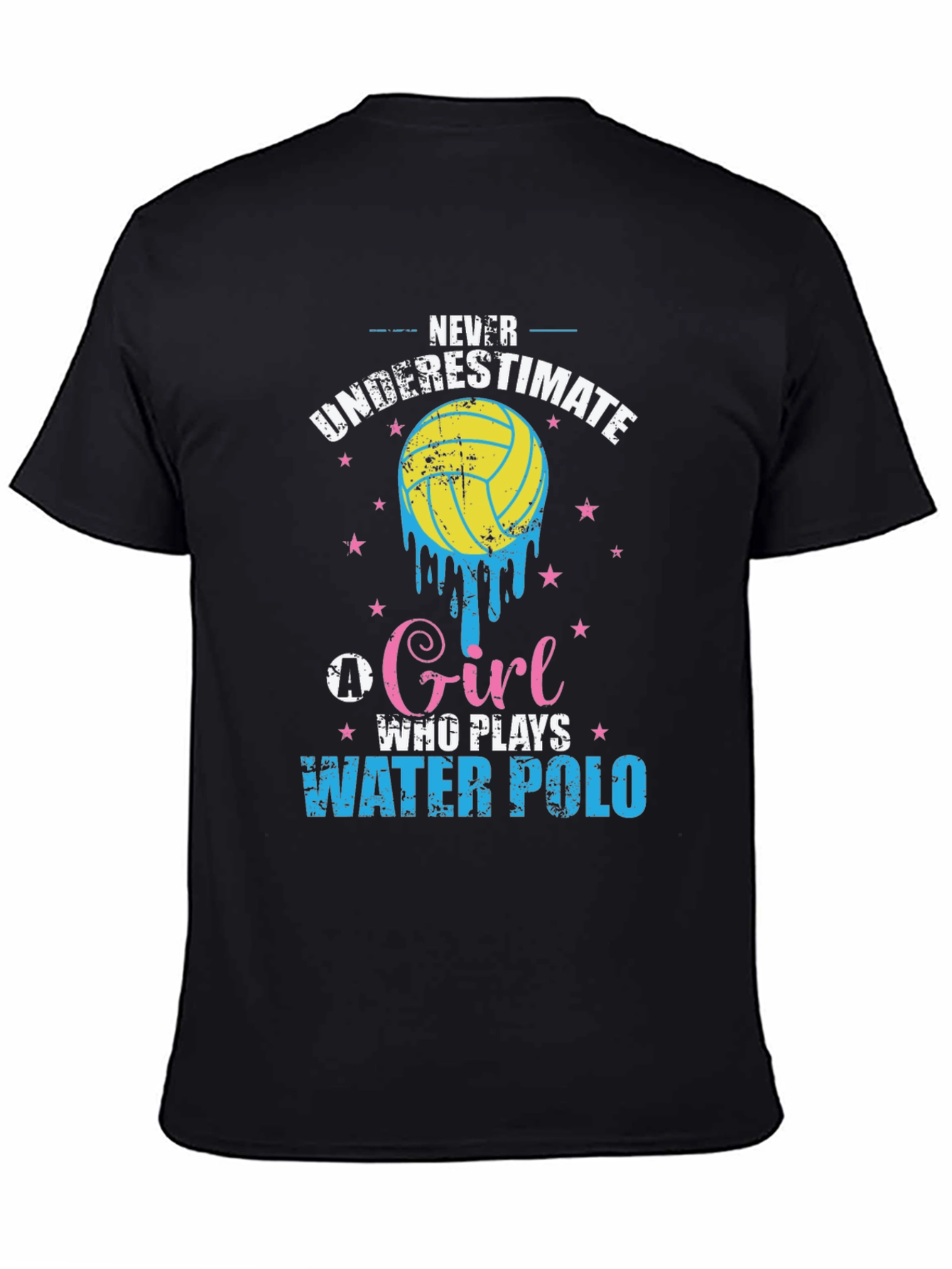 Never Underestimate Water Polo Girl T-Shirt