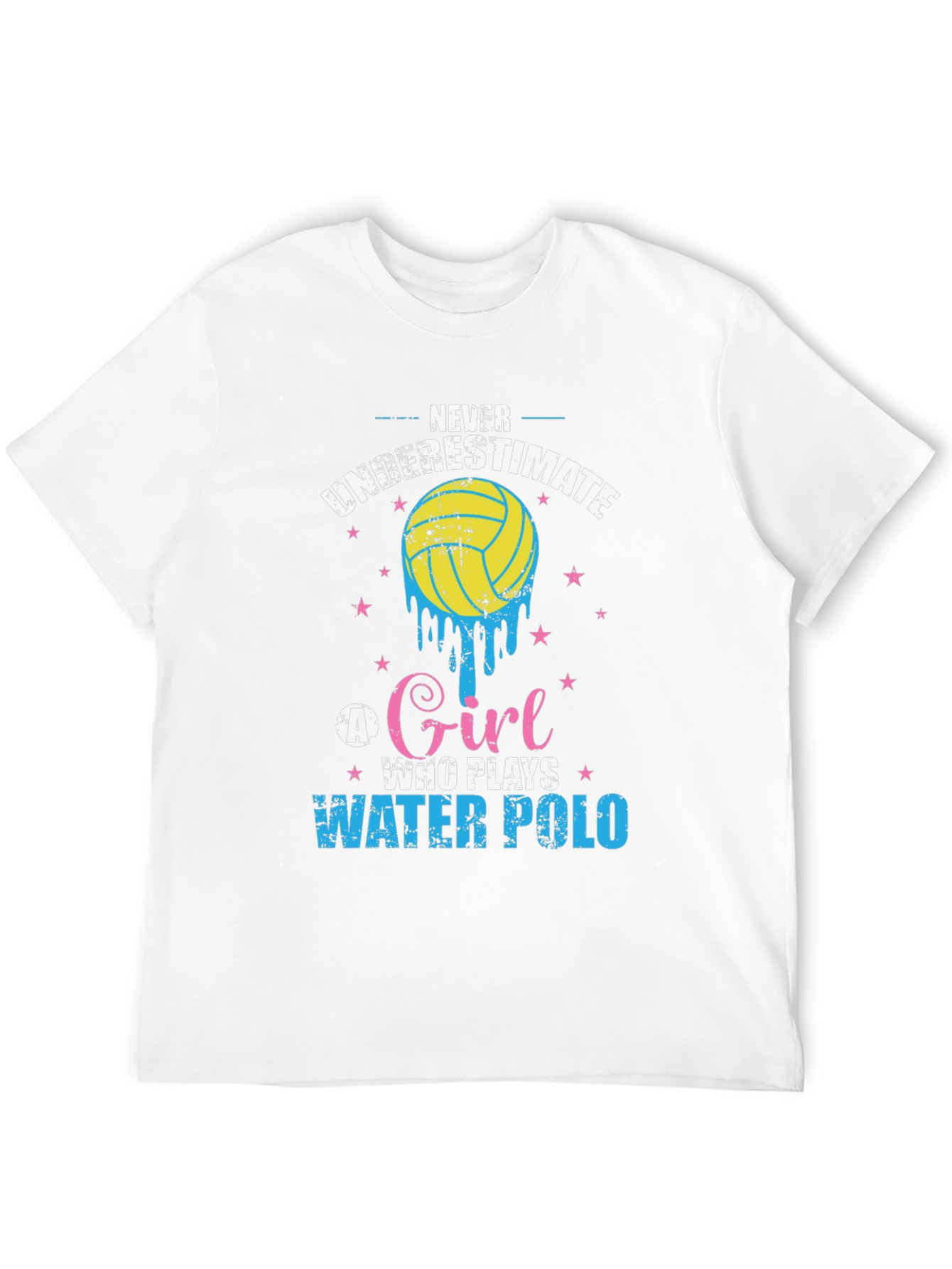 Never Underestimate Water Polo Girl T-Shirt